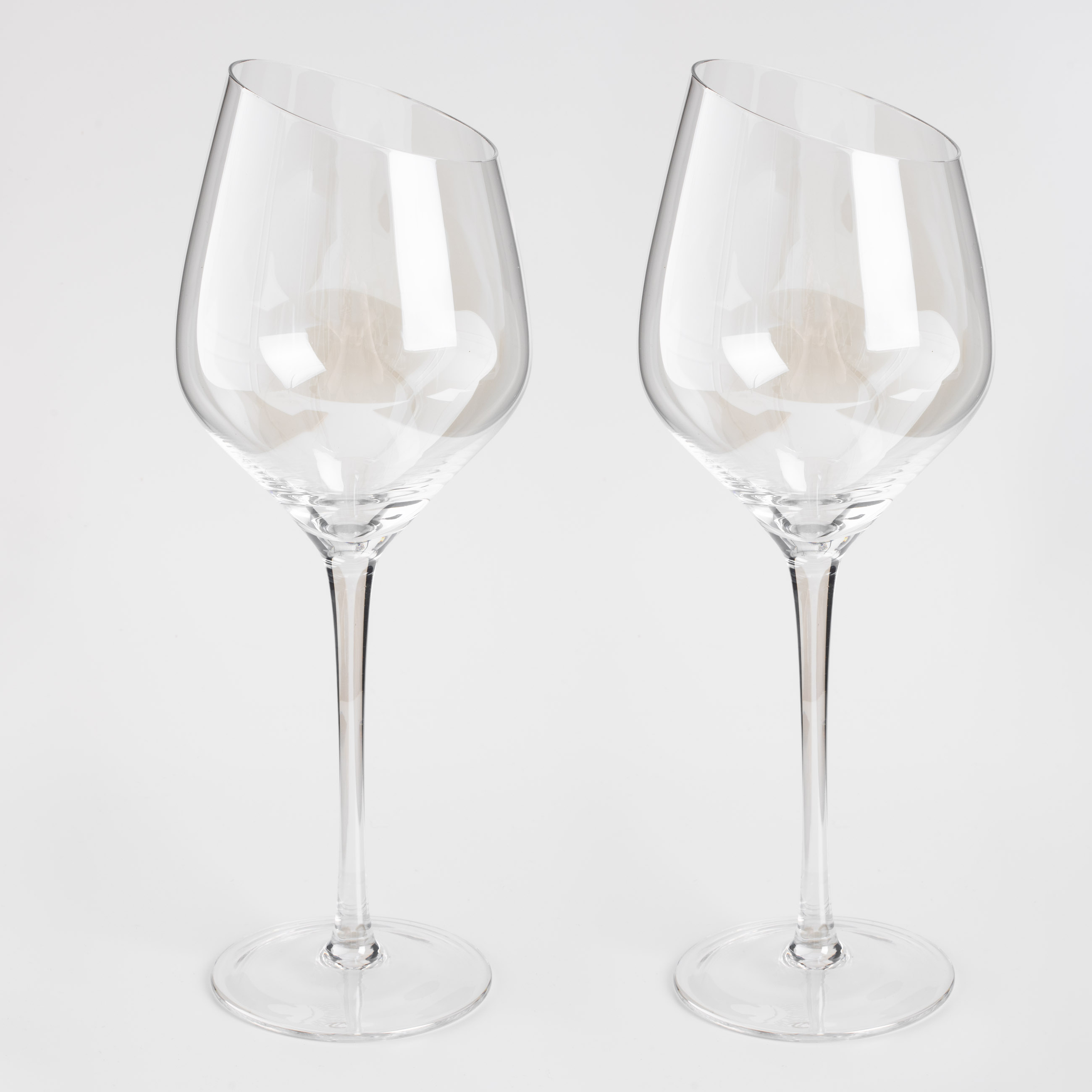 White wine glass, 460 ml, 2 pcs, glass, mother of pearl, Charm L polar, image-0