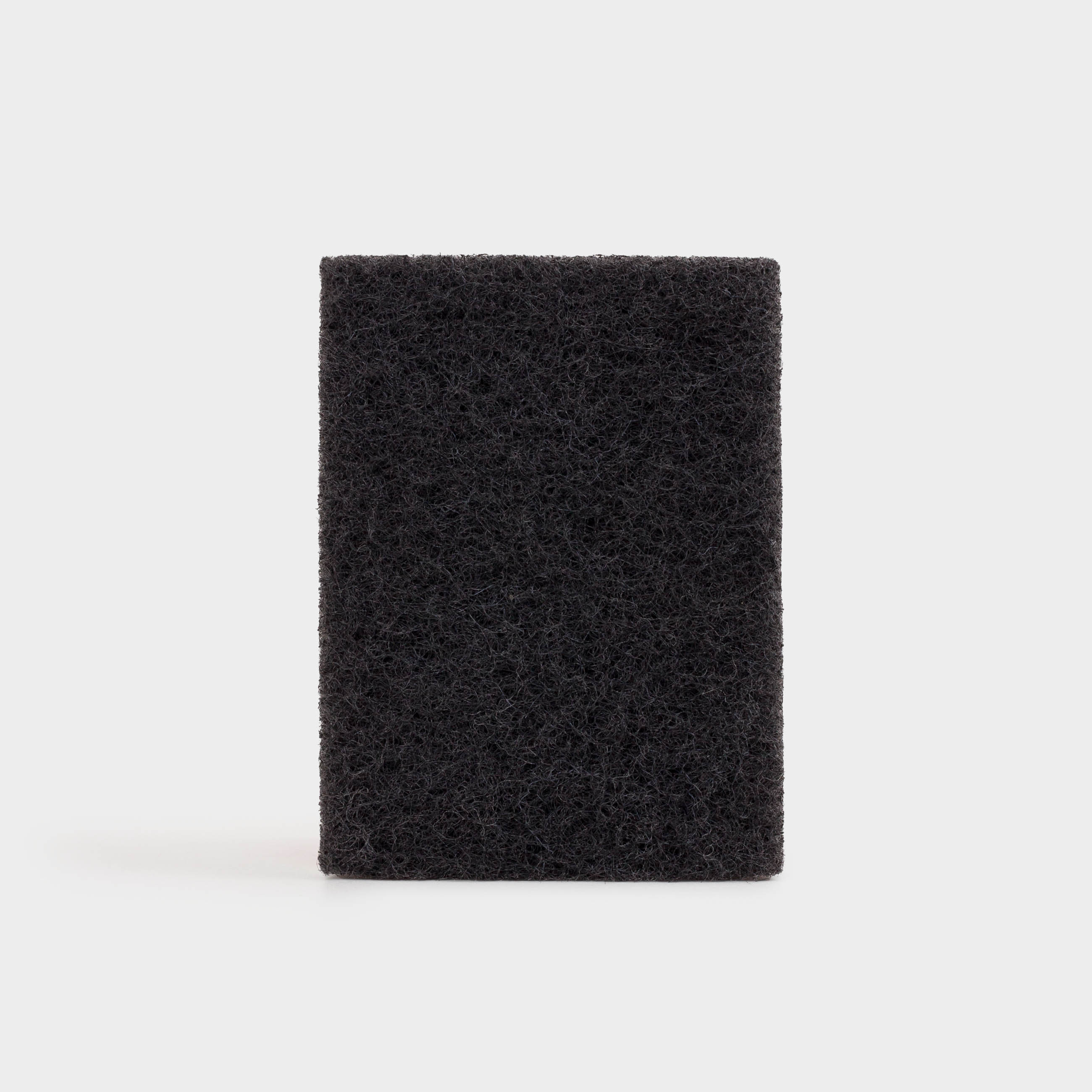 Dish washing sponge, 10x7 cm, 4 pcs, foam rubber / abrasive, rectangular, brown-gray, Clean
