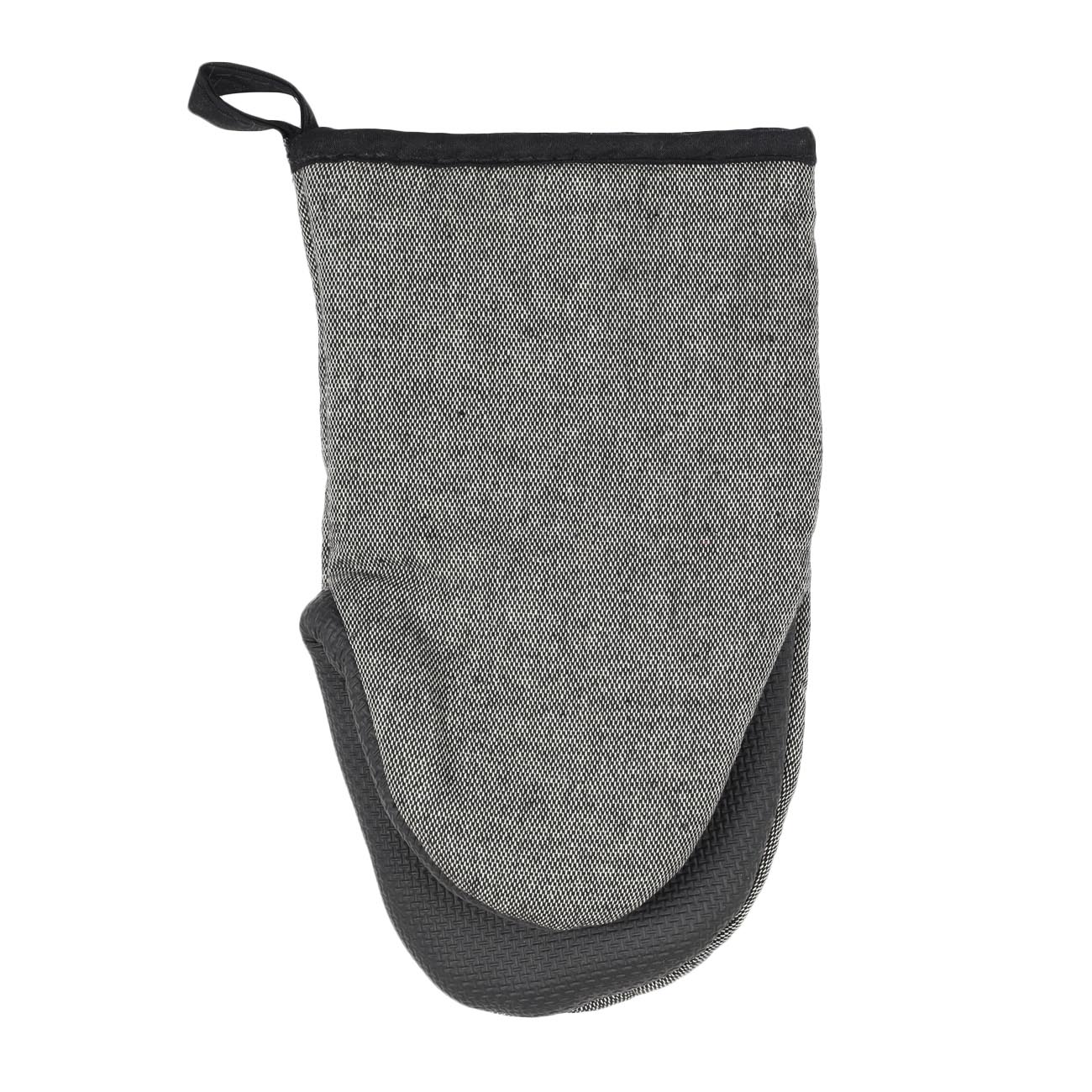 Mitt holder, 14x25 cm, polyester / neoprene, dark grey, Melange, image-1