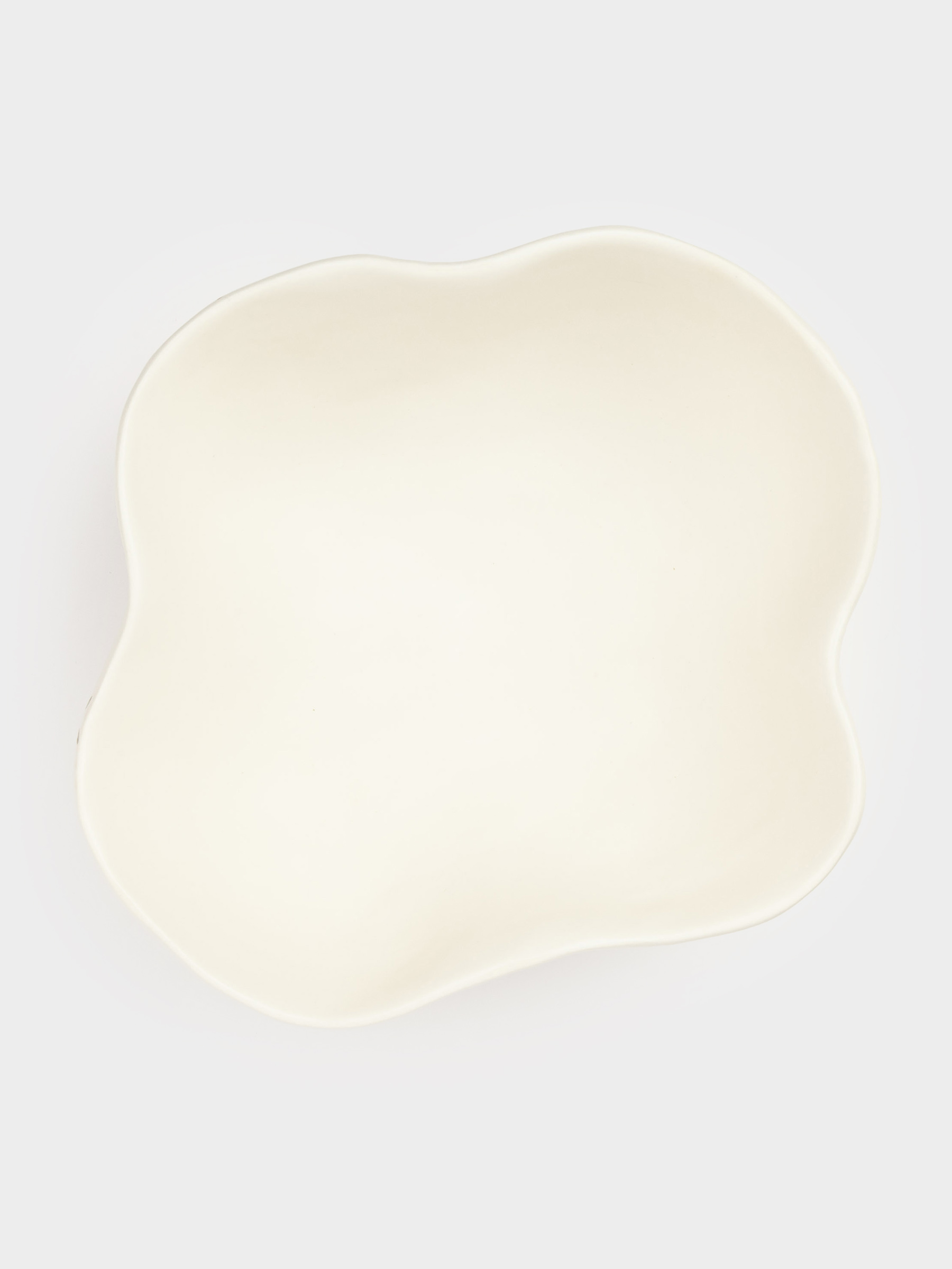 Salad bowl, 21x8 cm, 1.2 l, ceramic, milky, Vintage flowers, La flore, image-4