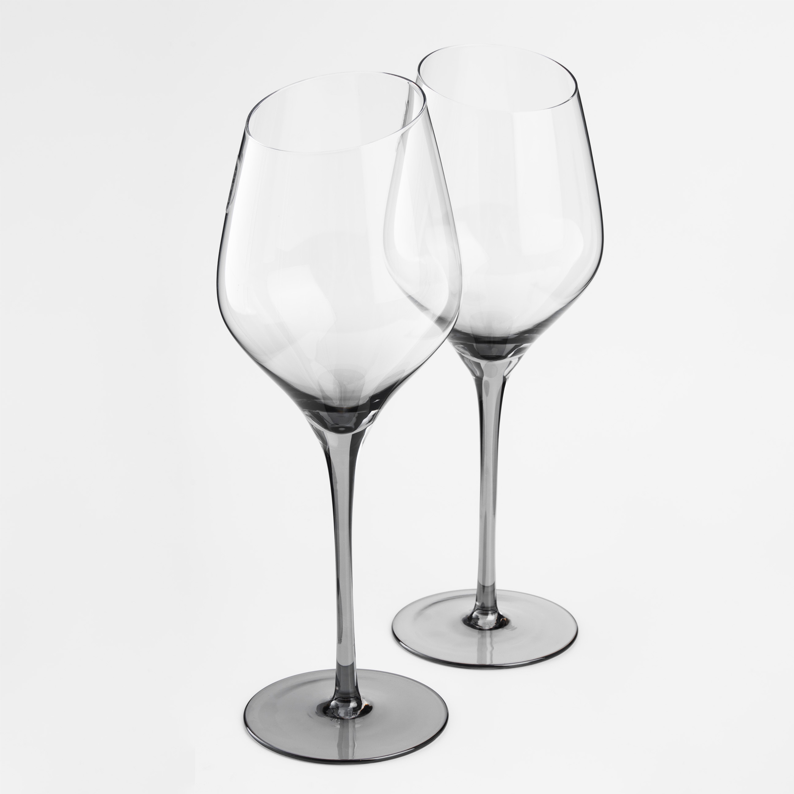 White wine glass, 460 ml, 2 pcs, glass, grey, Charm L Color, image-2