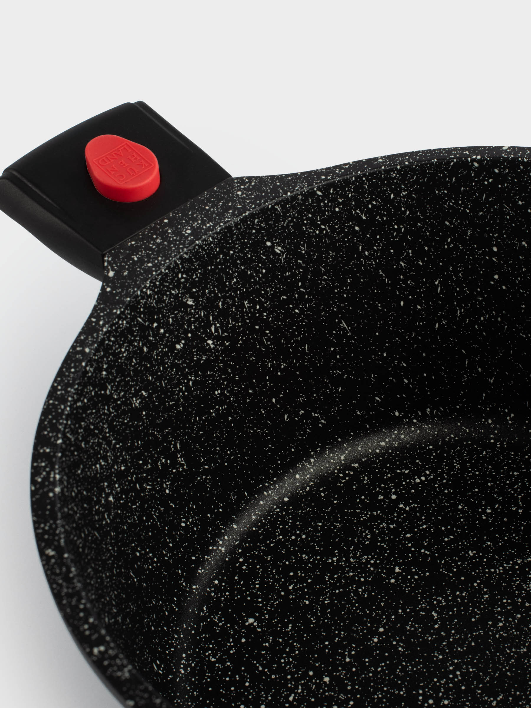 Pot, 24 cm, 4.5 l, with lid, removable handles, coated, aluminum, Solution Red 2, image-2