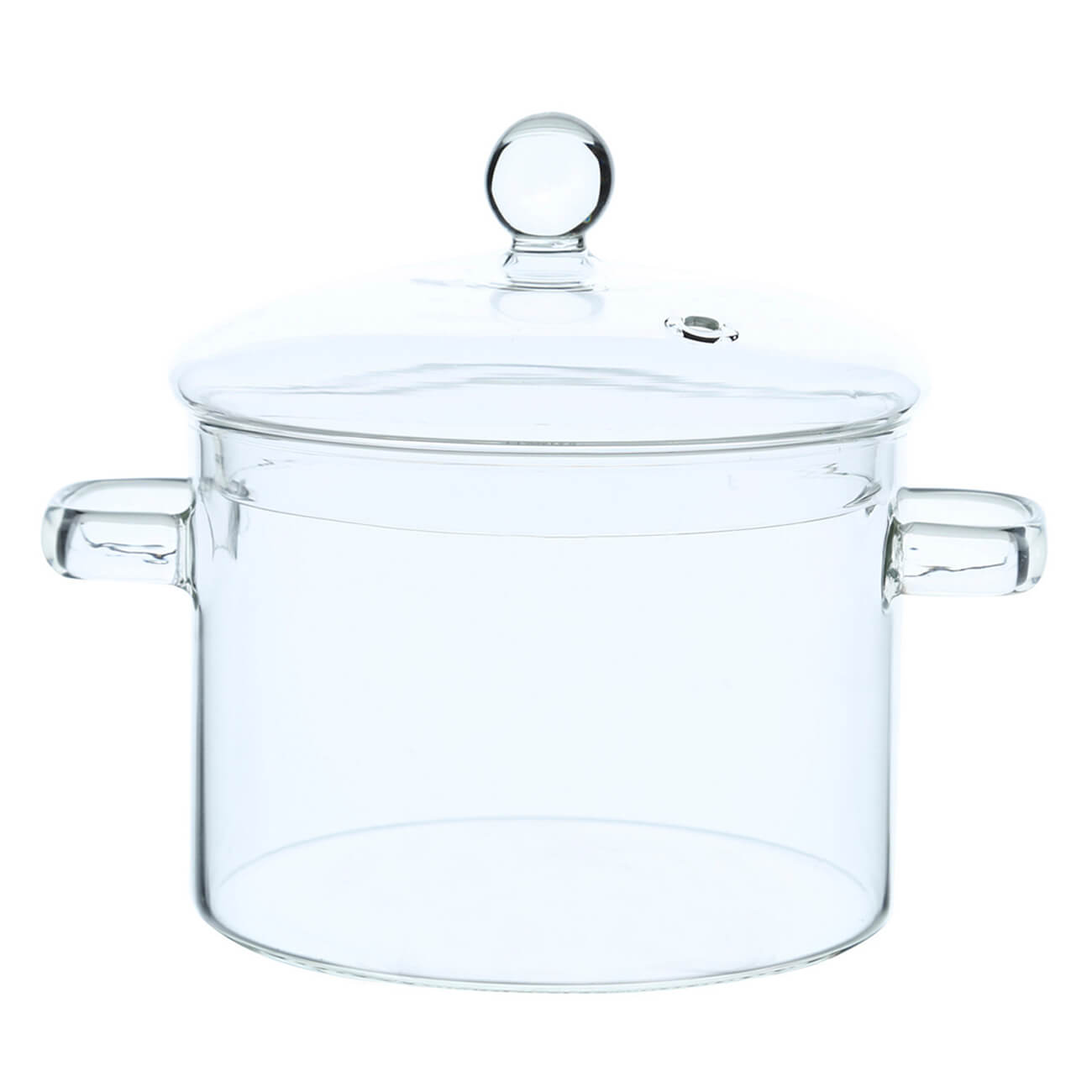 Pot, 2,5 l, with lid, glass B, Clear