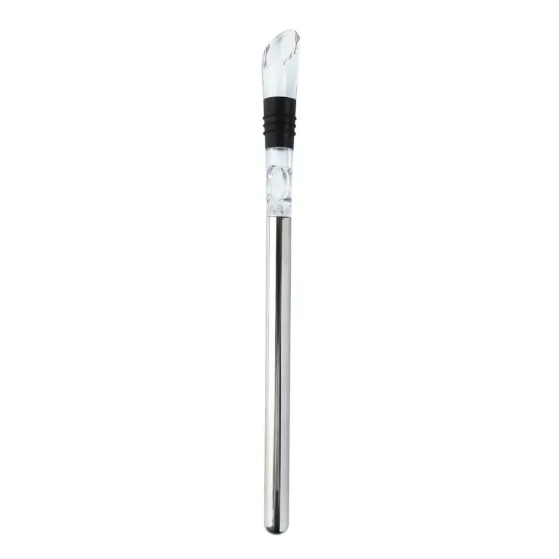 Wine Bottle Cooler-Dispenser, 33 cm, Steel/Plastic/Silicon, Bar