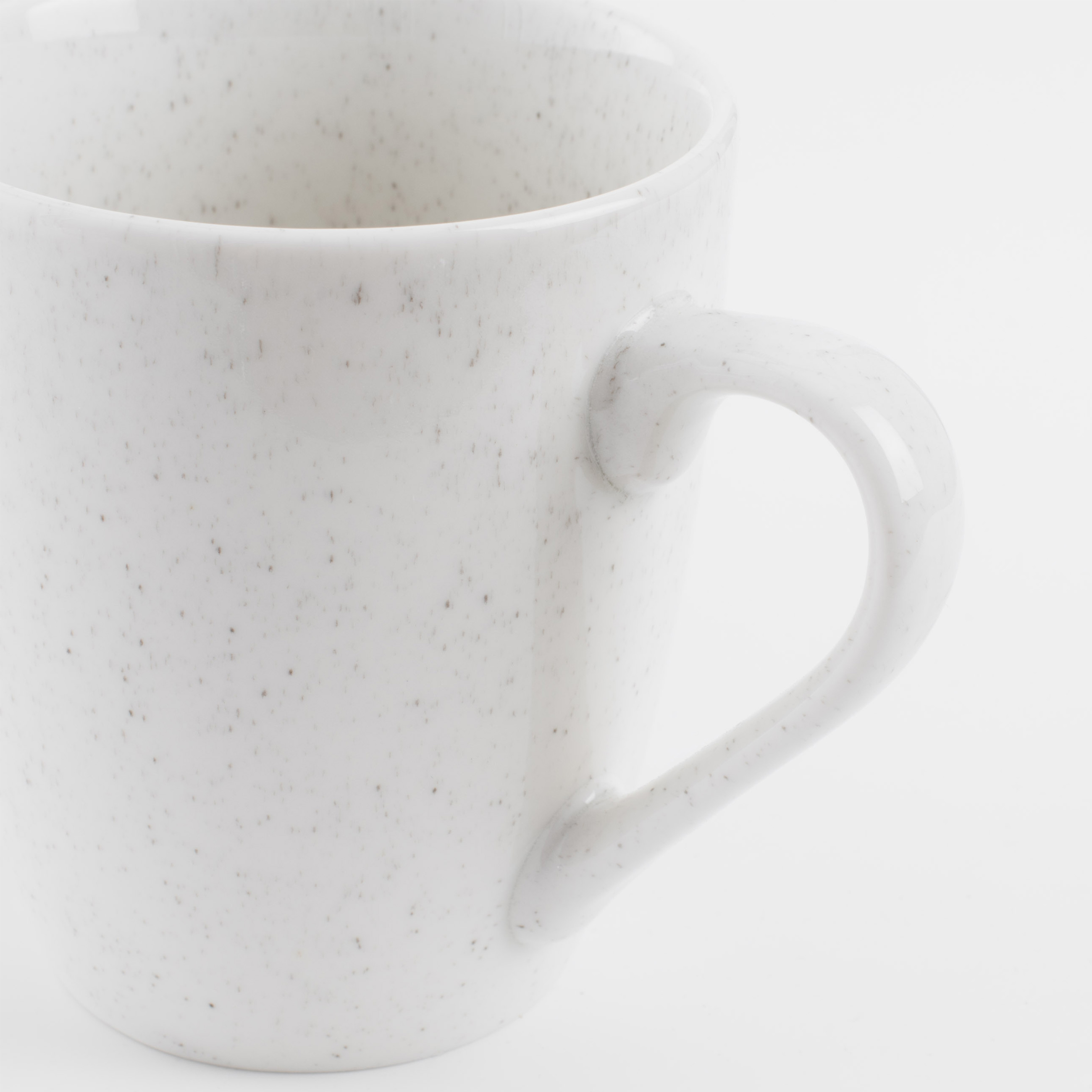 Mug, 350 ml, 2 pcs, porcelain P, milky, speckled, Latio