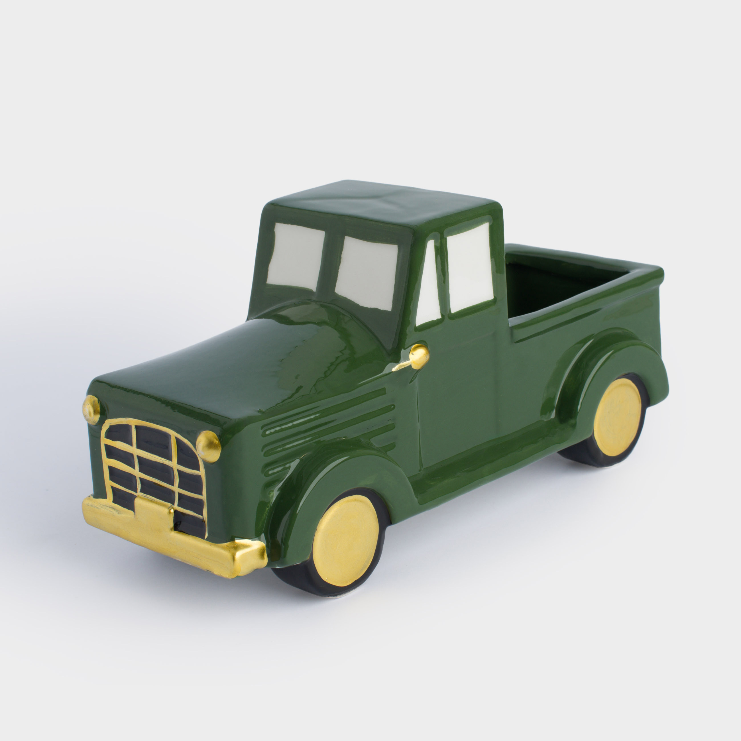 Candy bowl, 24x18 cm, ceramic, green, Car, Car, image-2