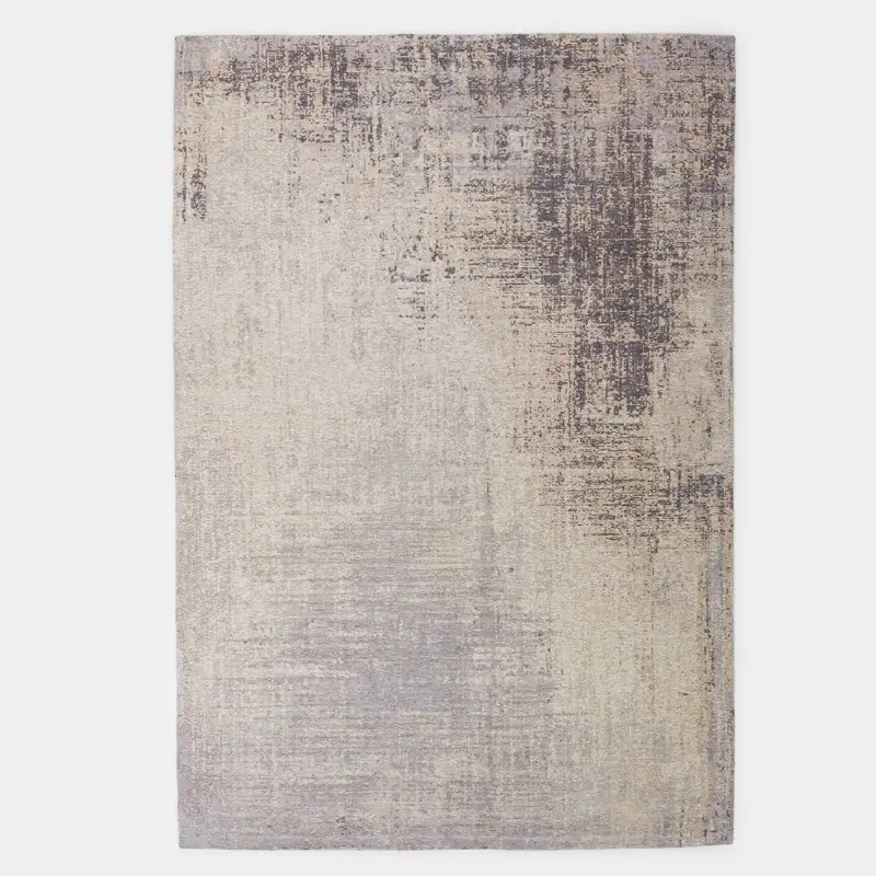 Carpet, 150x210 cm, beige-gray, cotton, Traces ,image-0