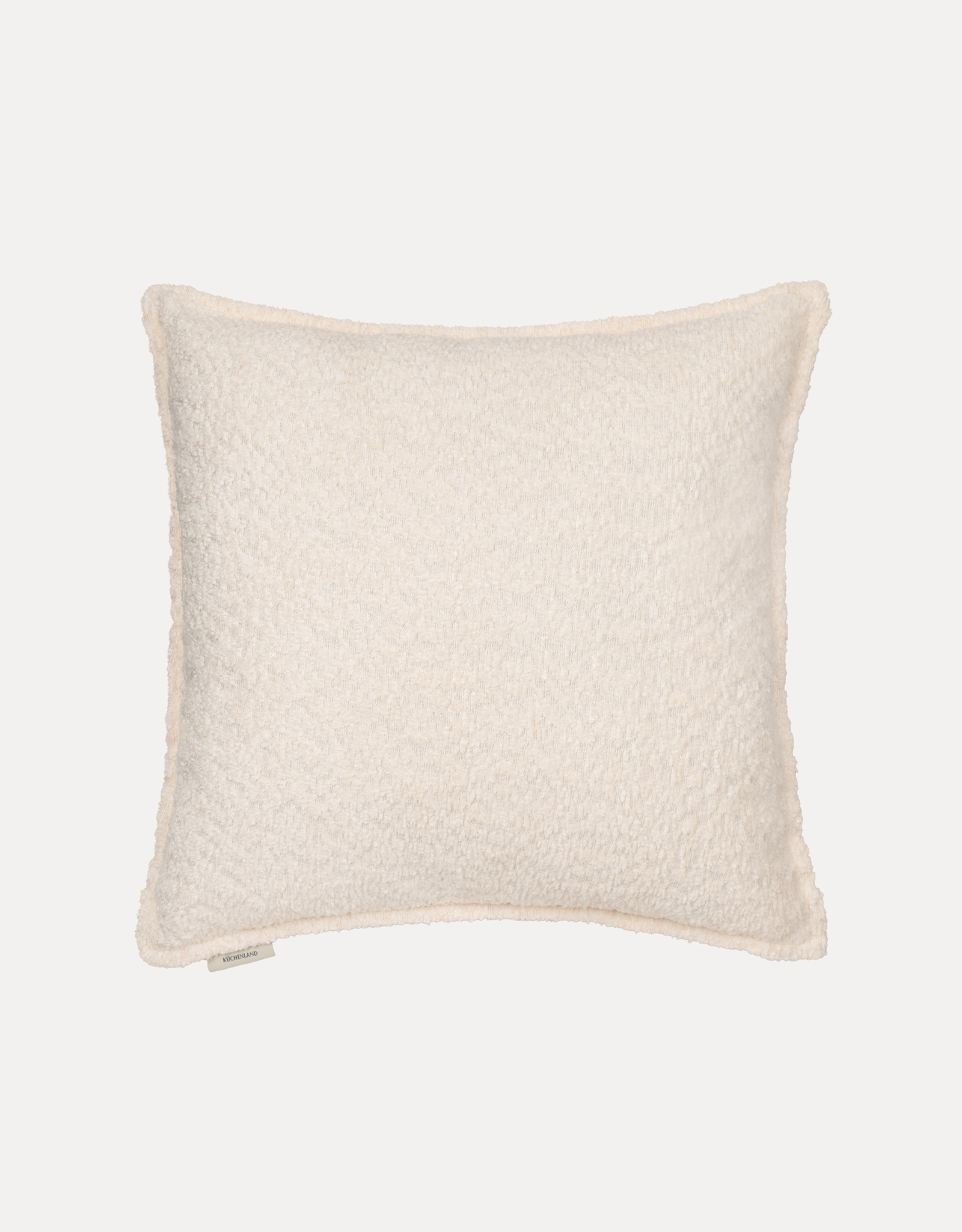 Decorative pillow, 45x45 cm, boucle / corduroy, milk, Boucle