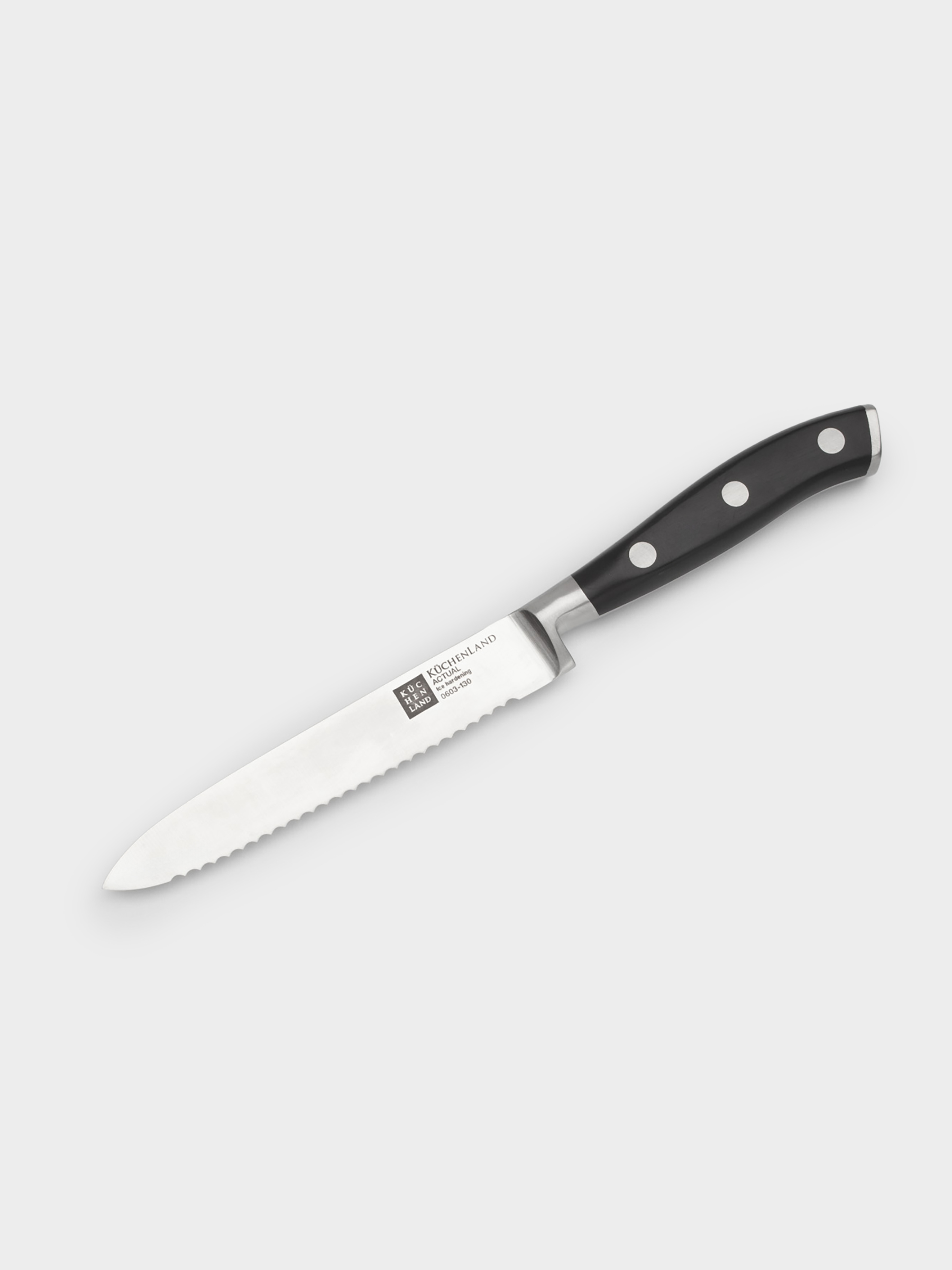 Knife set, 4 pr, steel / plastic, Actual, image-1