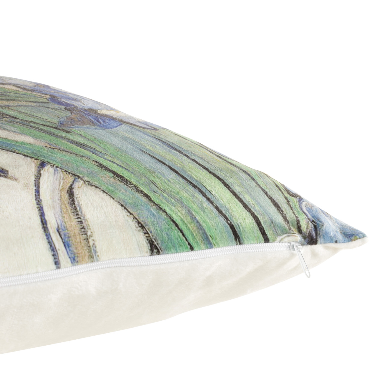 Decorative pillow, 45x45 cm, polyester, Irises, Van Gogh, Art, image-2