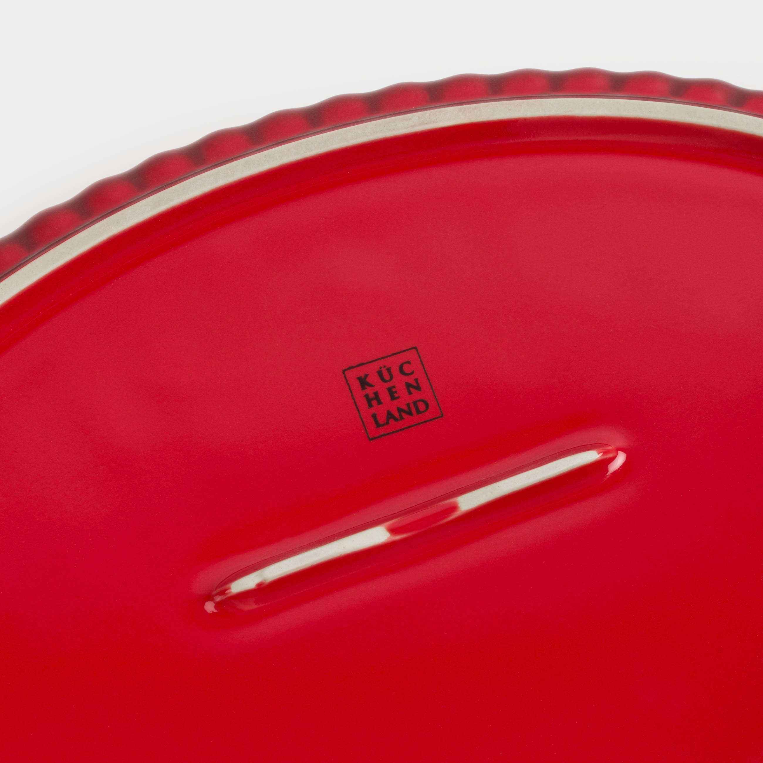 Baking dish, 31x21 cm, ceramic, oval, milkyy burgundy, gradient, Cakes gradient