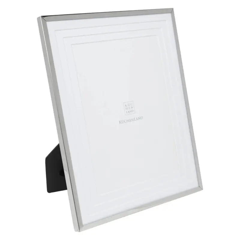 Photo frame, 21x26 cm, with passepartout, steel / glass, silver, Fantastic