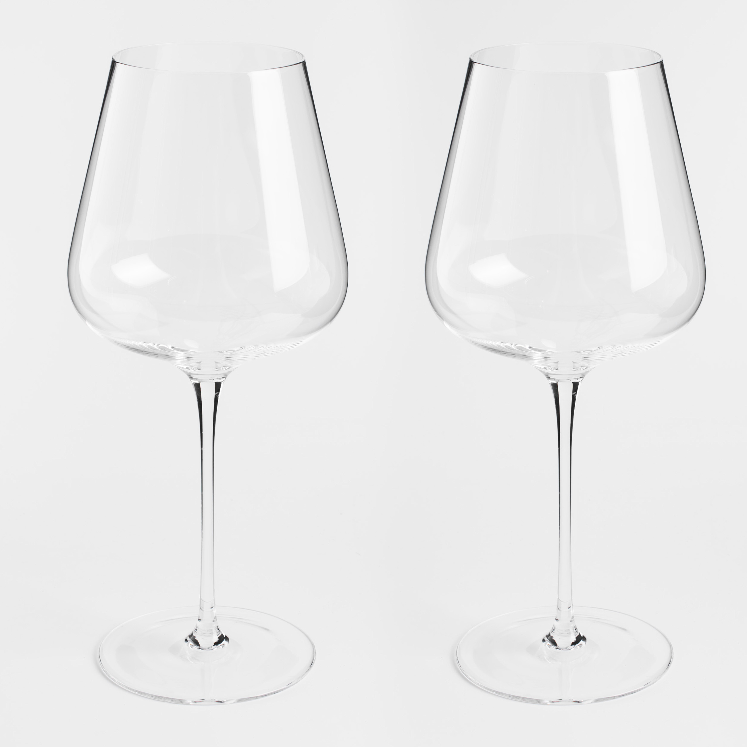 Red wine glass, 650 ml, 2 pcs, crystal glass, Ferentino, image-0