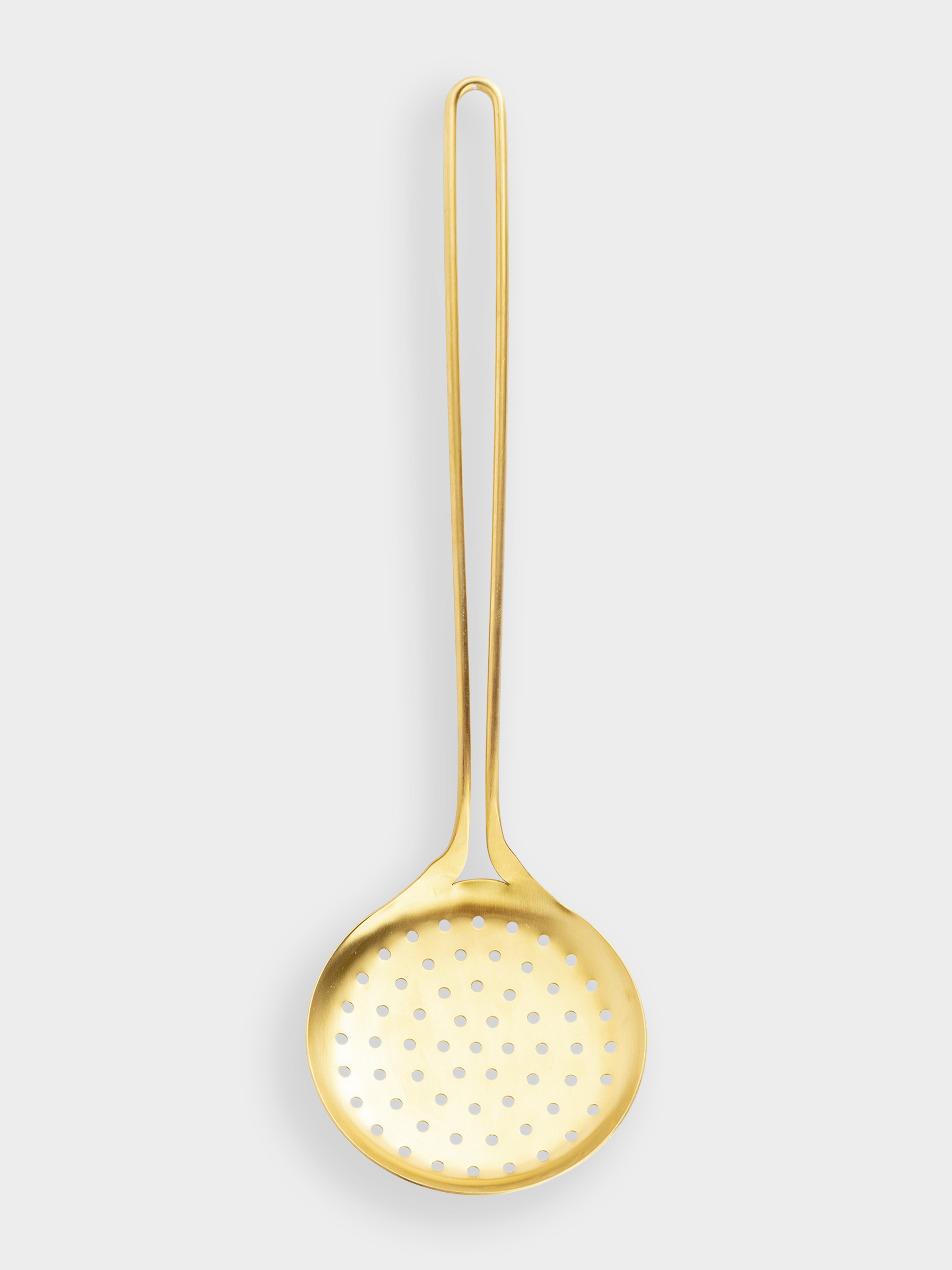 Skimmer, 37 cm, steel, gold, Device gold, image-1