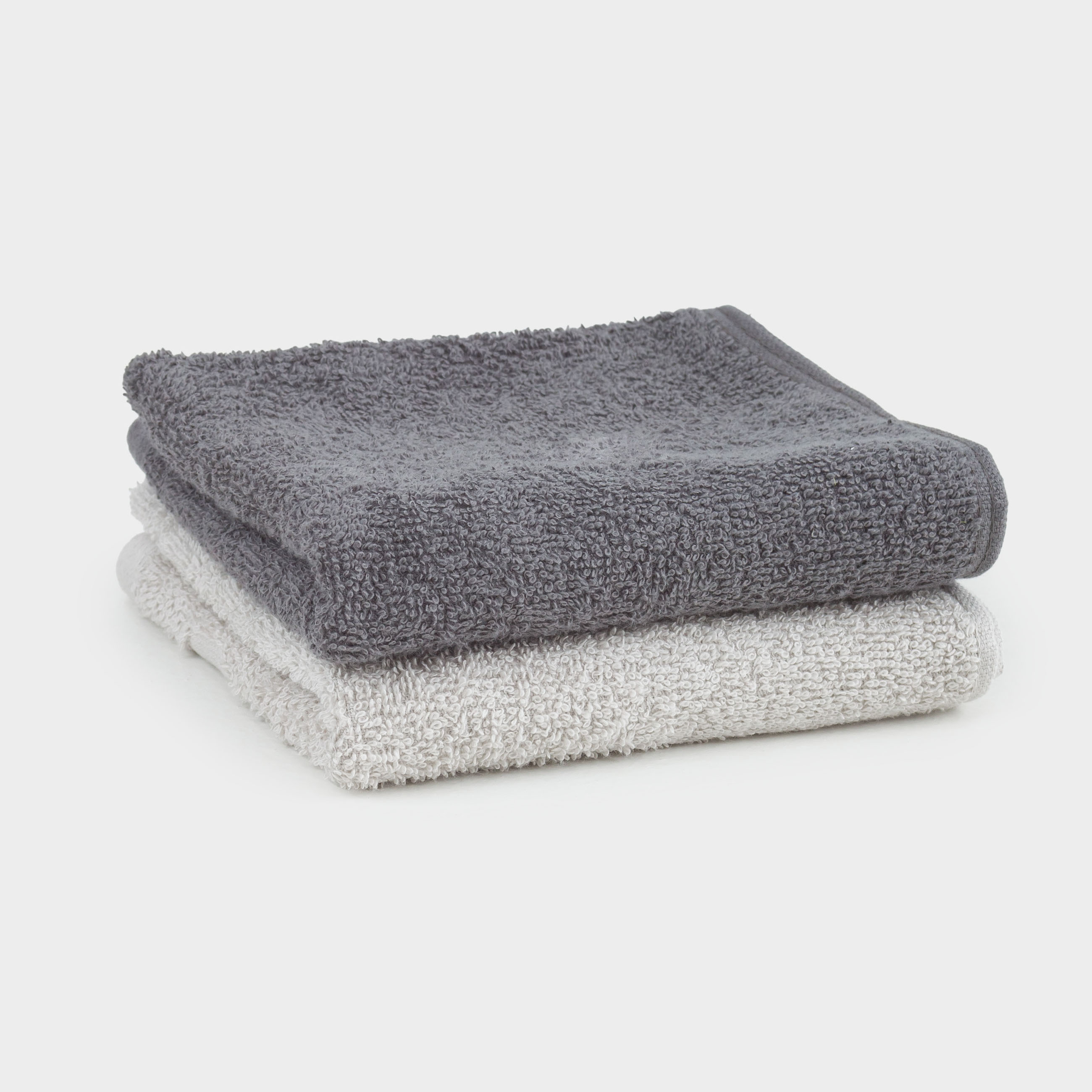 Kitchen towel, 30x60 cm, 2 pcs, cotton, beige/dark gray, Mong