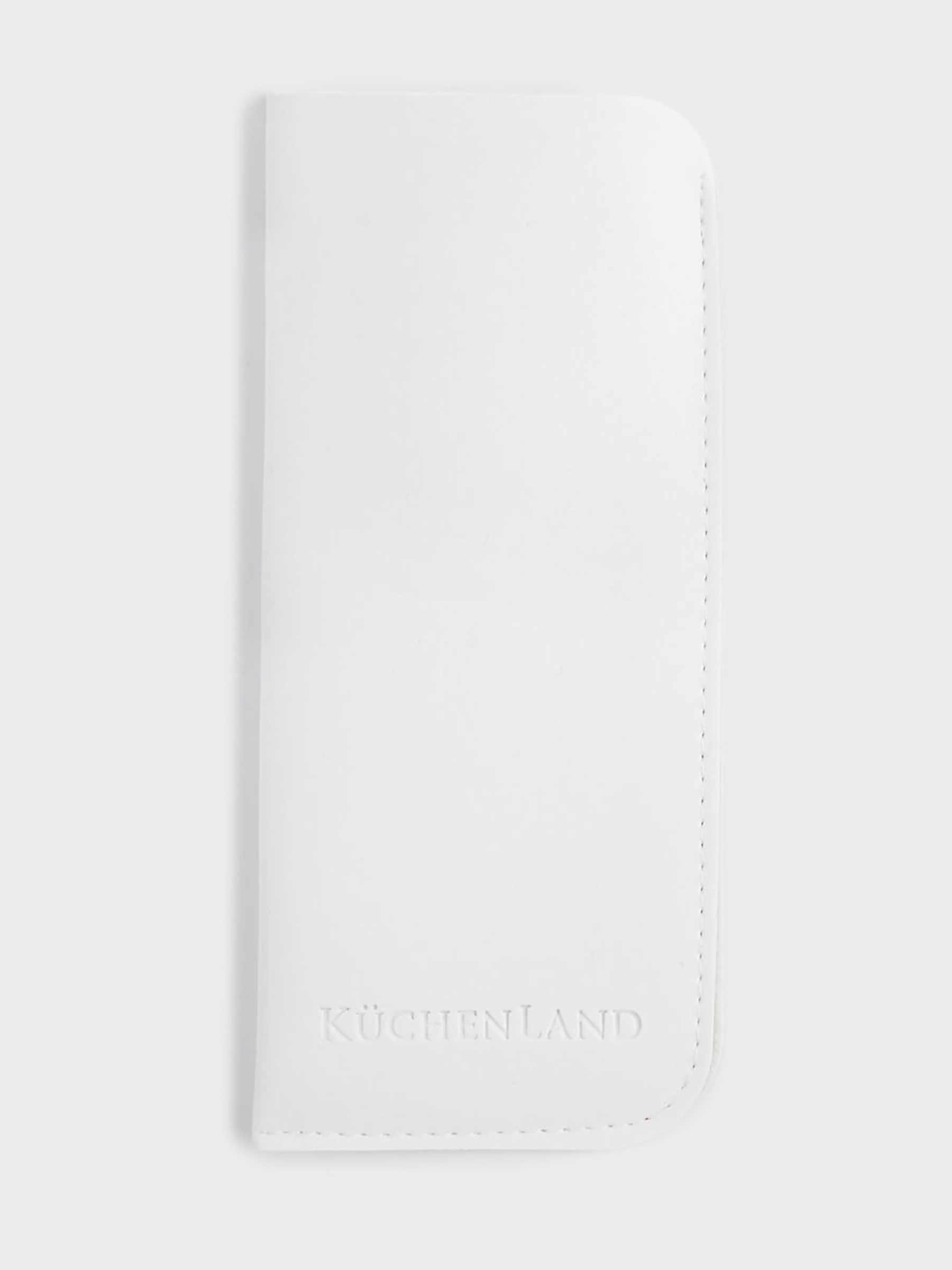 Eyeglass case, 18x8 cm, polyurethane, white, Memo