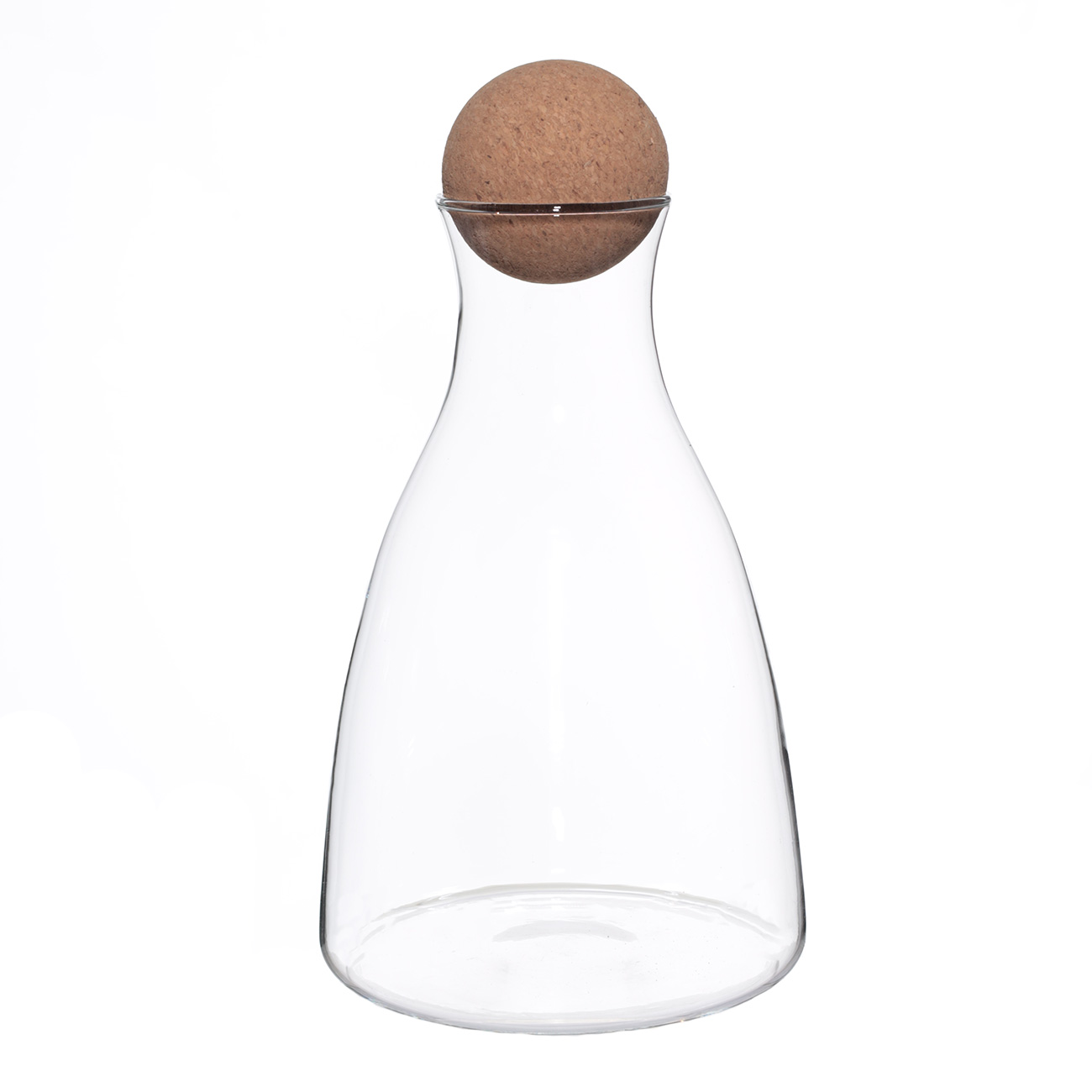 Jug, 1,7 l, with lid, glass B/stopper, Ball, Globe, image-0