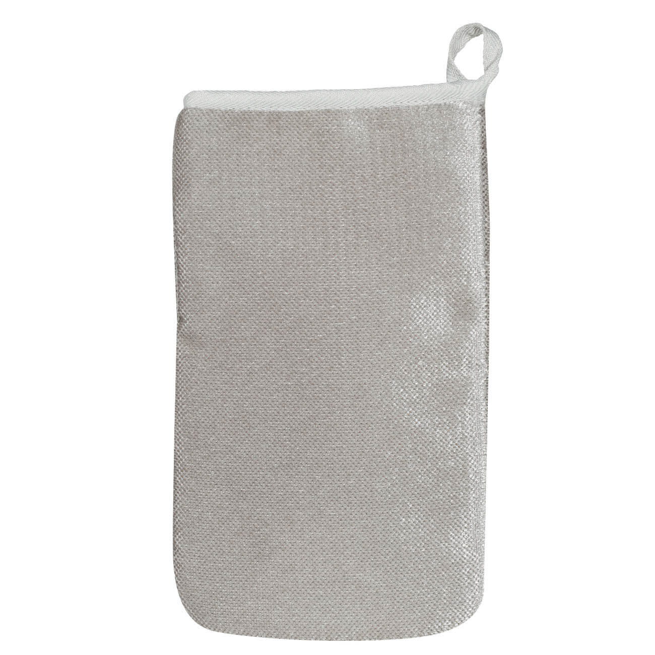 Mitten for cleaning wool, 22x13 cm, microfiber, gray, Clean