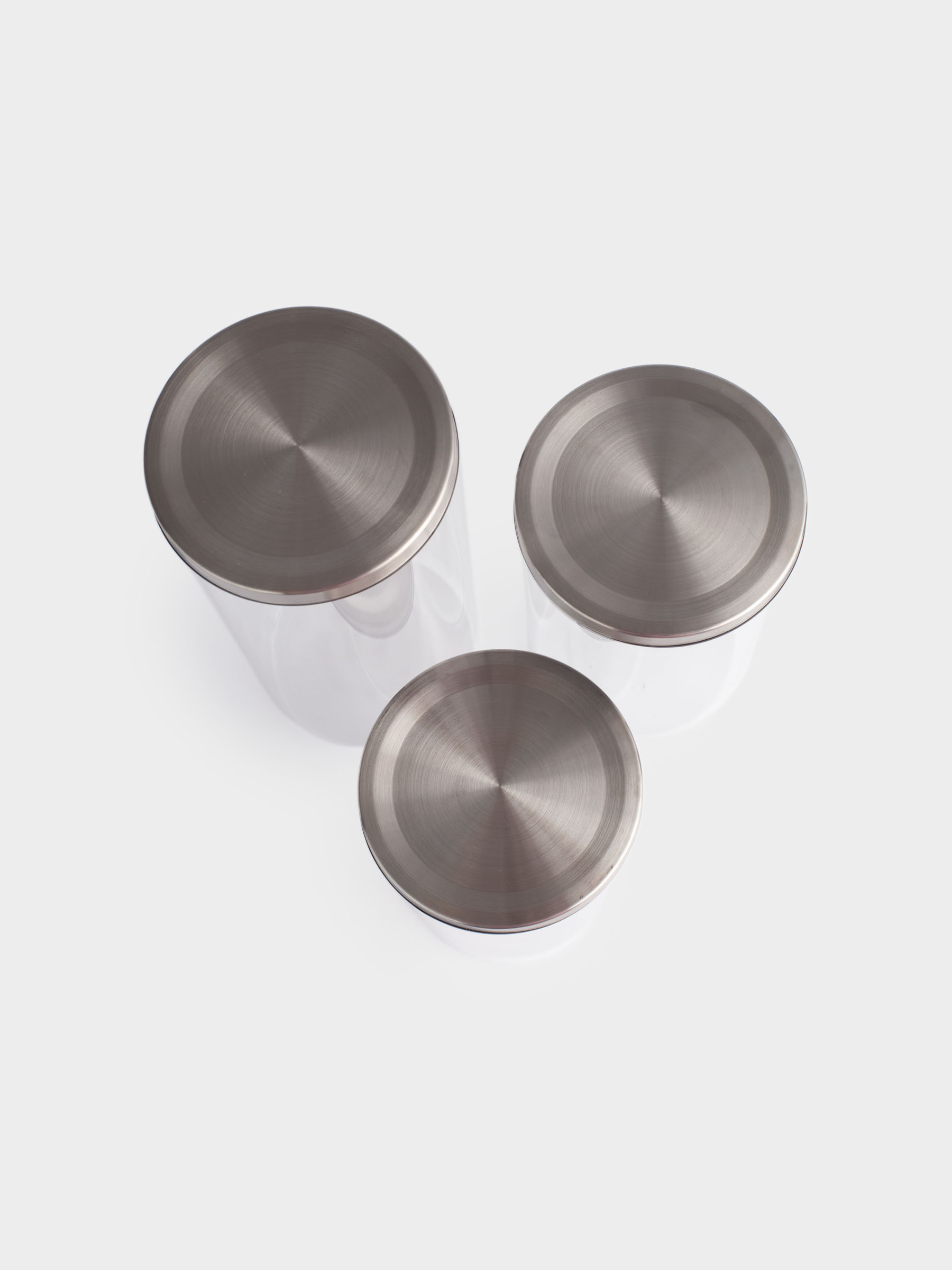 Set of food cans, 3 pcs, glass / metal, Comfort, image-2