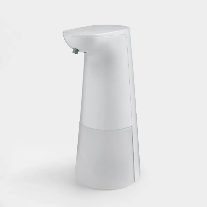 Liquid soap dispenser, 250 ml, touch, foam, plastic, White, Smile ,image-0