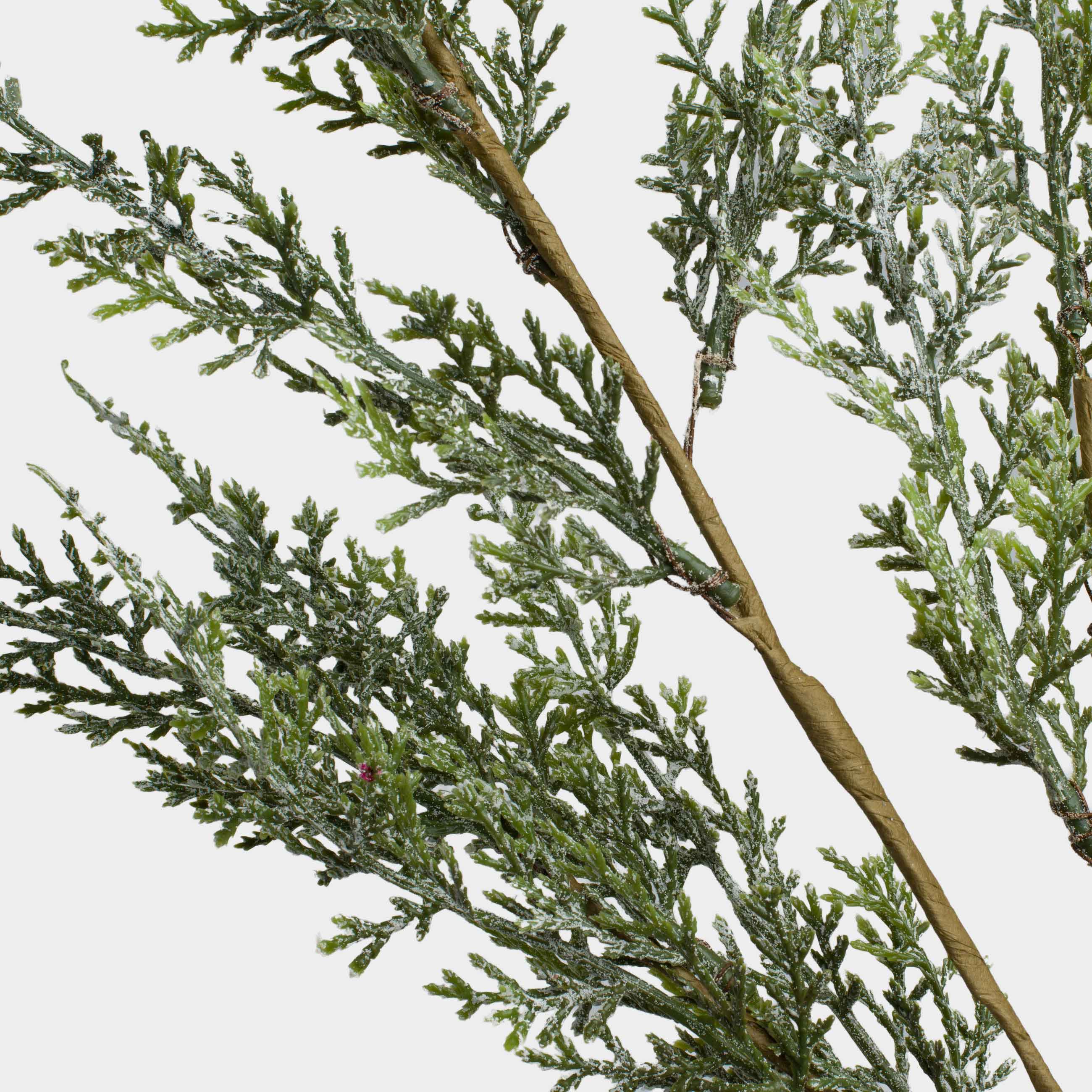 Decorative branch, 85 cm, polyethylene, Conifer decor, image-2