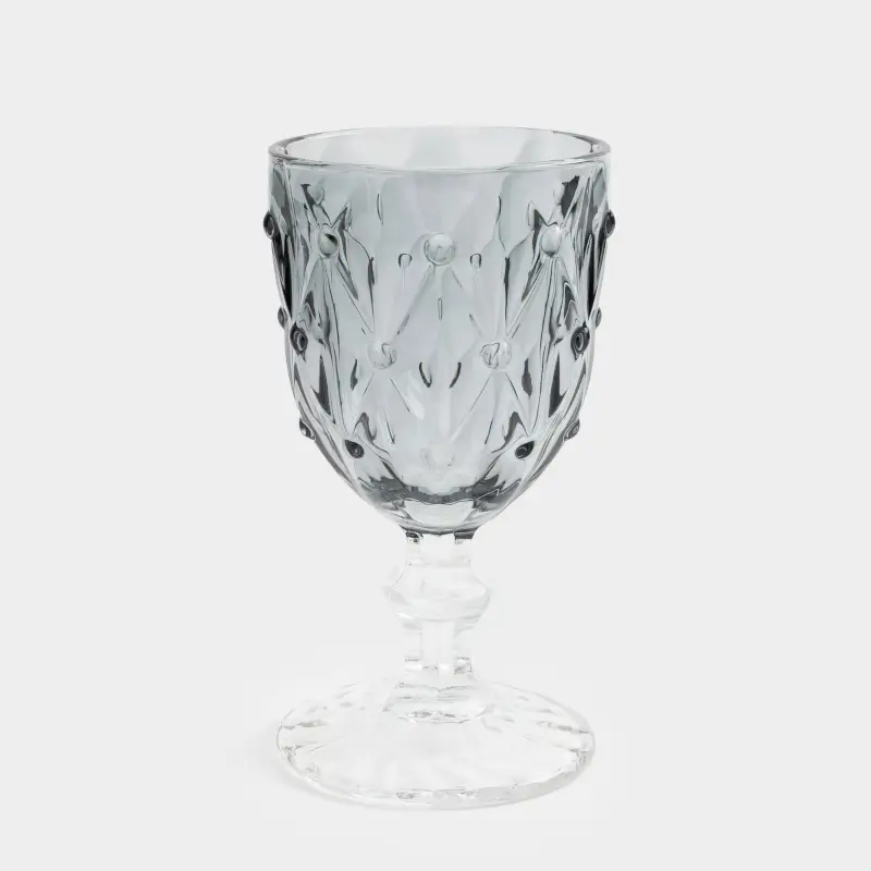 Wine glass, 250 ml, glass R, grey, Rhomb color ,image-0