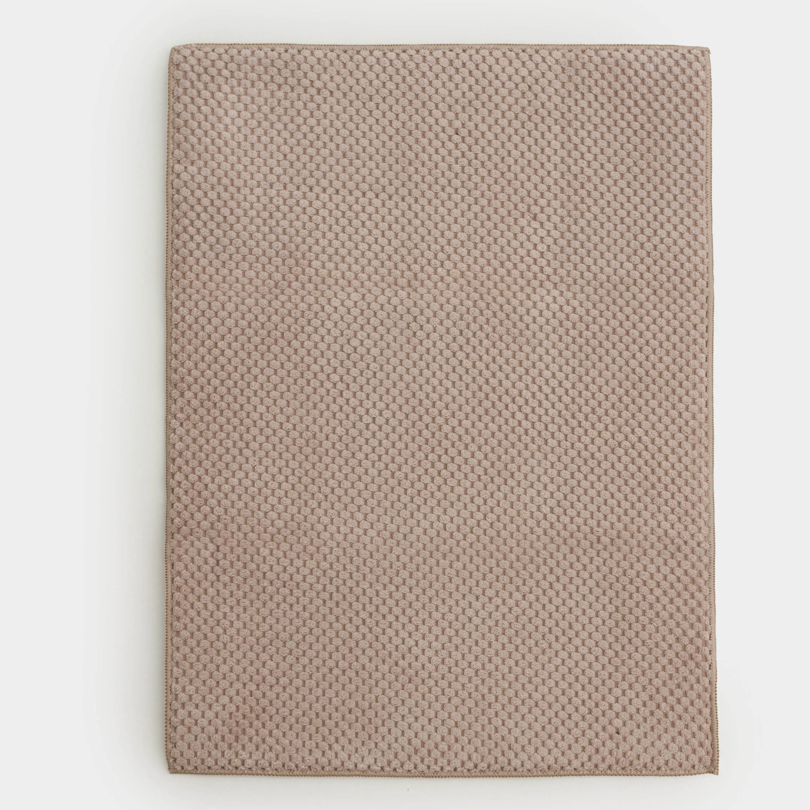 Dish drying mat, 51x38 cm, microfiber, Beige, Clean