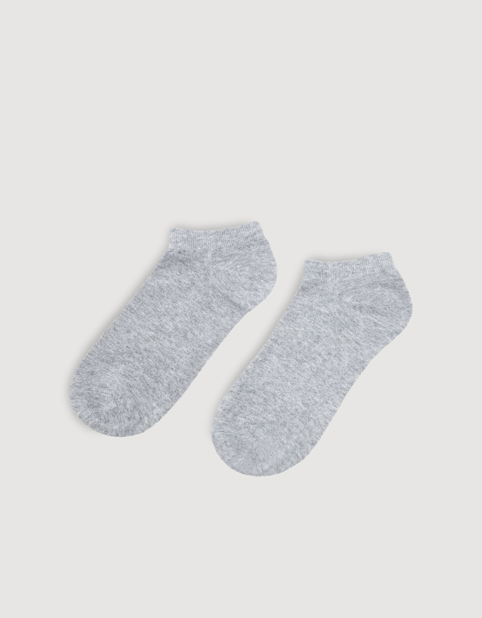 Women's socks, Size 36-38, cotton / polyester, grey, Basic