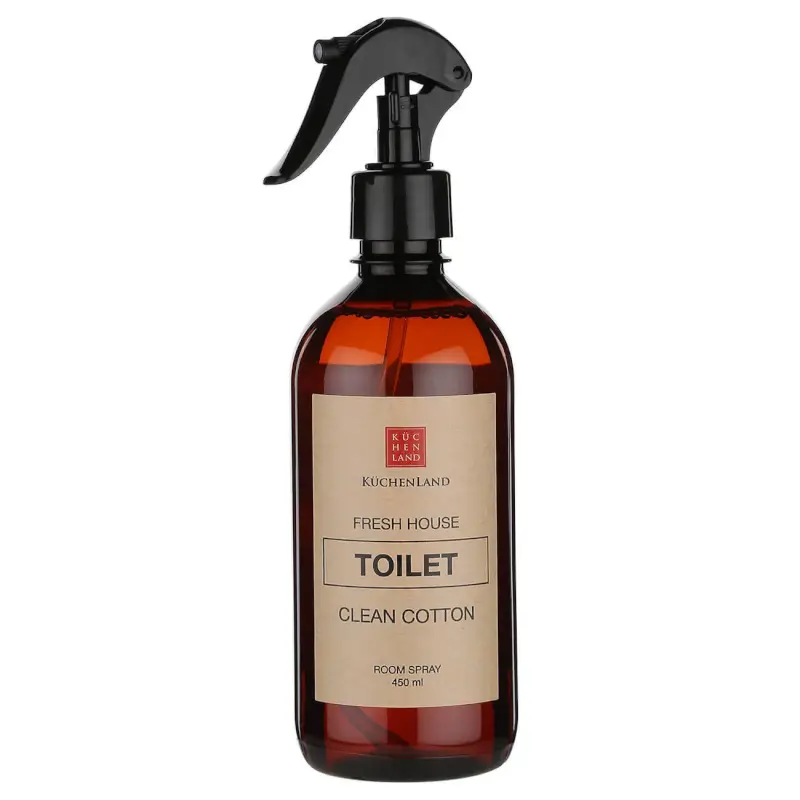 Room spray, 450 ml, for toilet, Clean Cotton, Fresh House