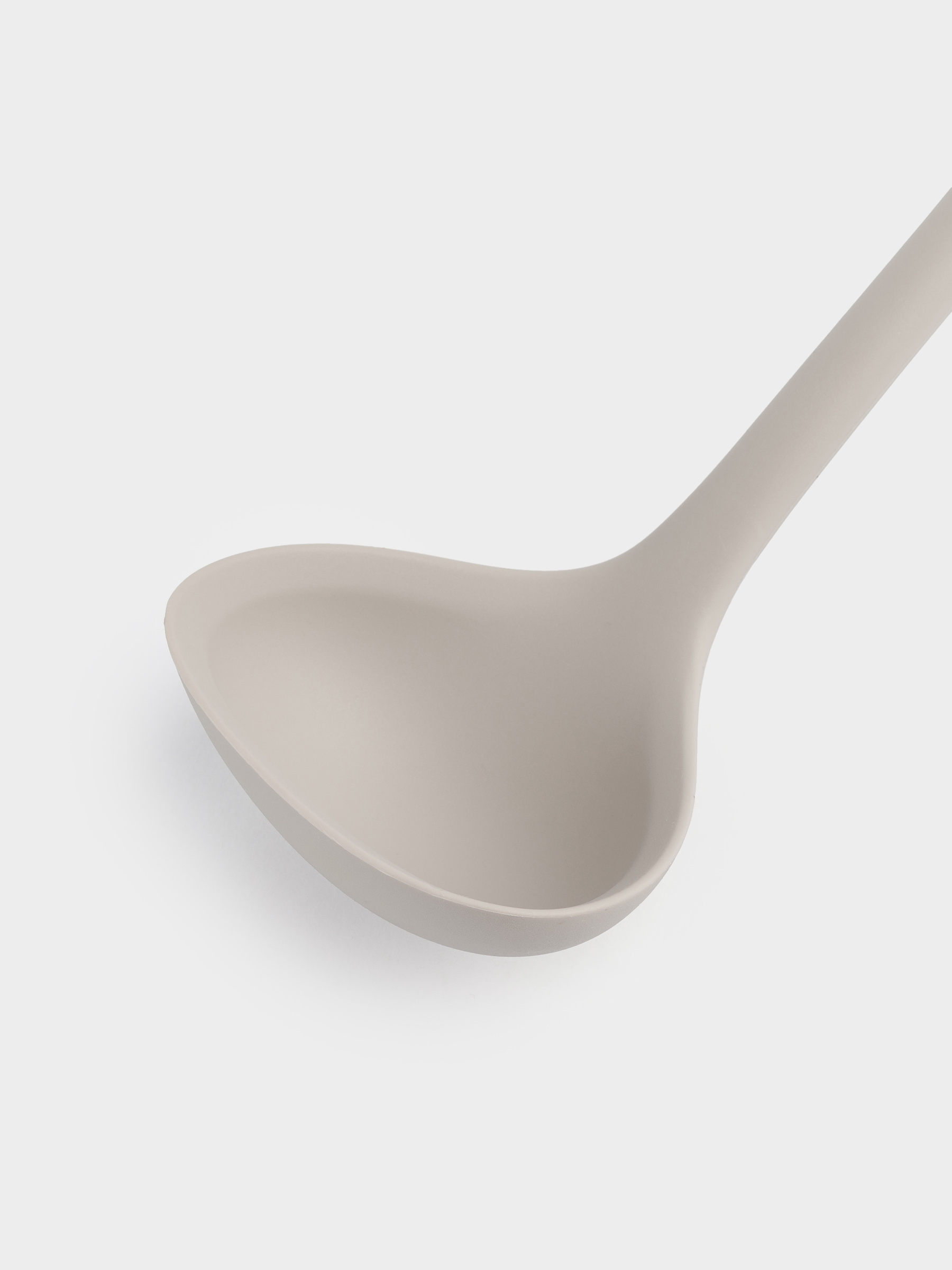 Ladle, 30 cm, silicone / nylon, beige, benefit, image-3