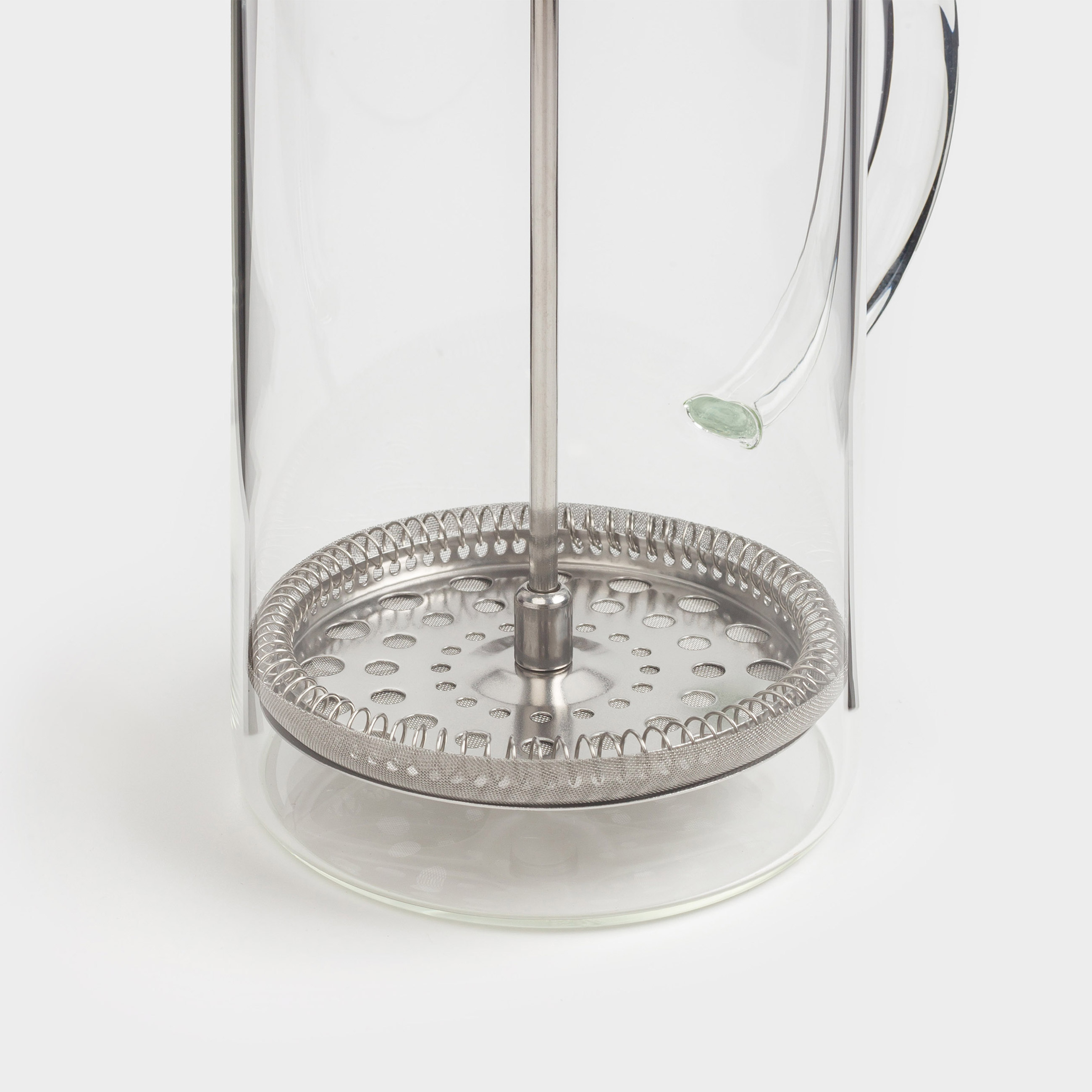 French press, 1 l, glass B / steel, Clear, image-5