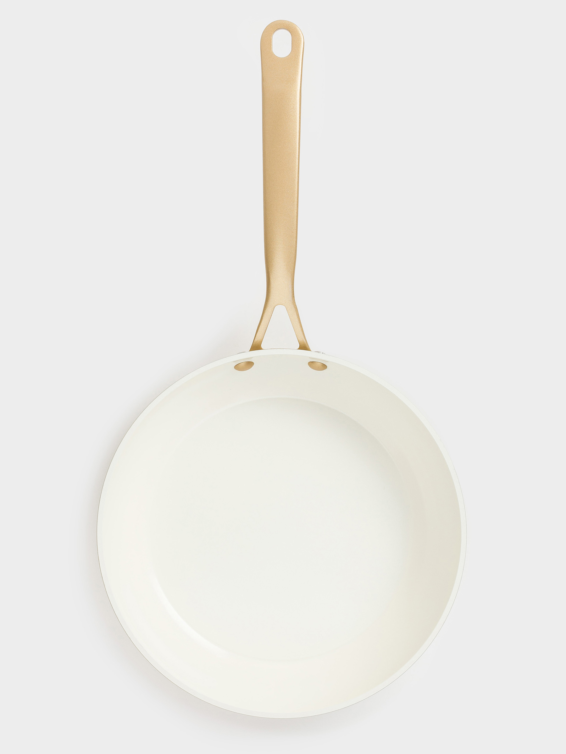 Frying pan, 24 cm, coated, aluminum, milky, Piatto gold, image-6