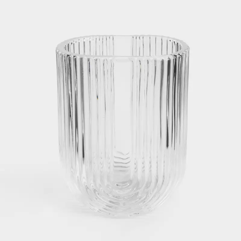 Bathroom tumbler, 11 cm, glass, Benli ,image-0