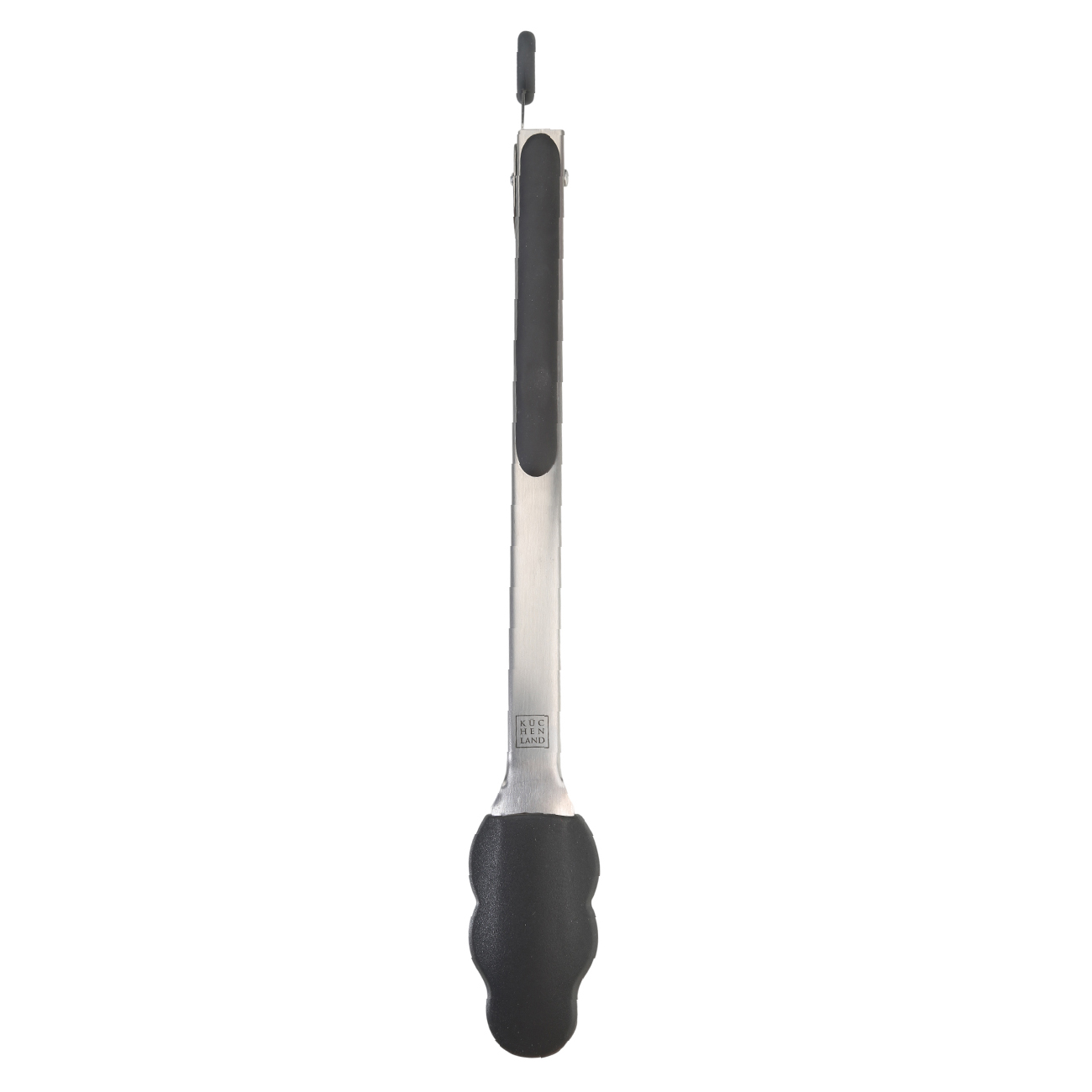 Kitchen tongs, 34 cm, steel / silicone, grey, Assist, image-2