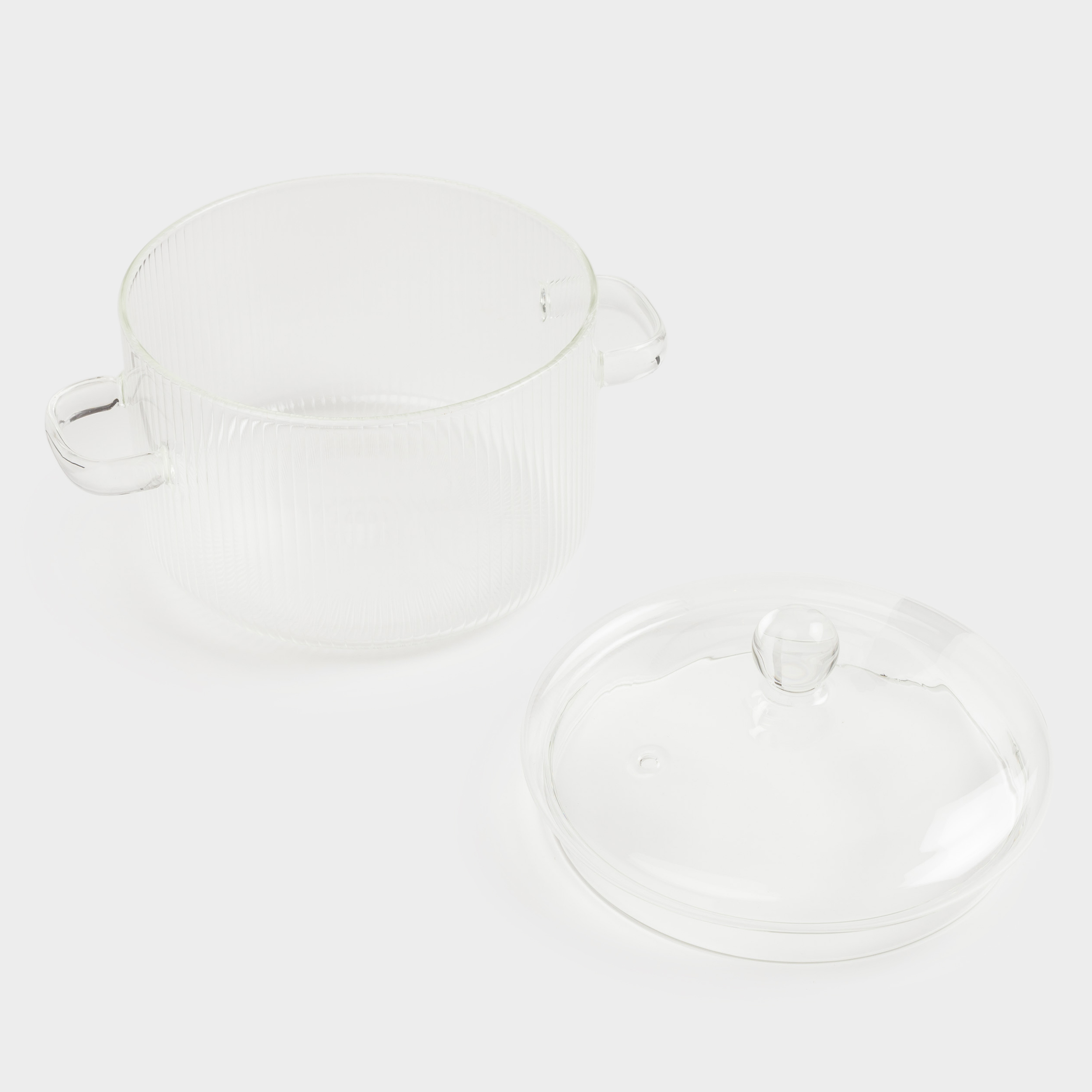 Pot, 16 cm, 1,7 l, with lid, glass B, Ribby