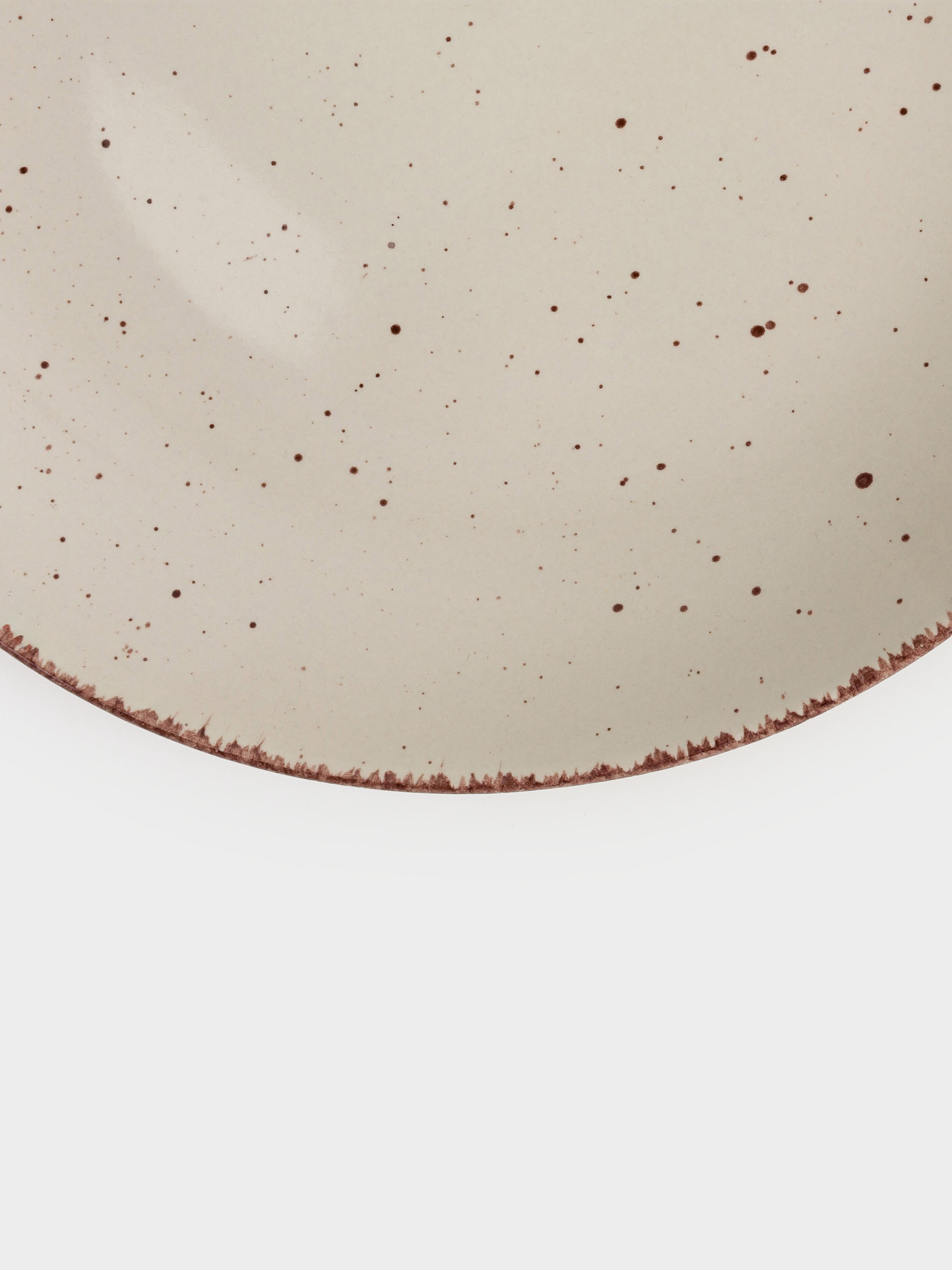 Dinner plate, 27 cm, 2 pieces, ceramic, beige, speckled, Speckled, image-4