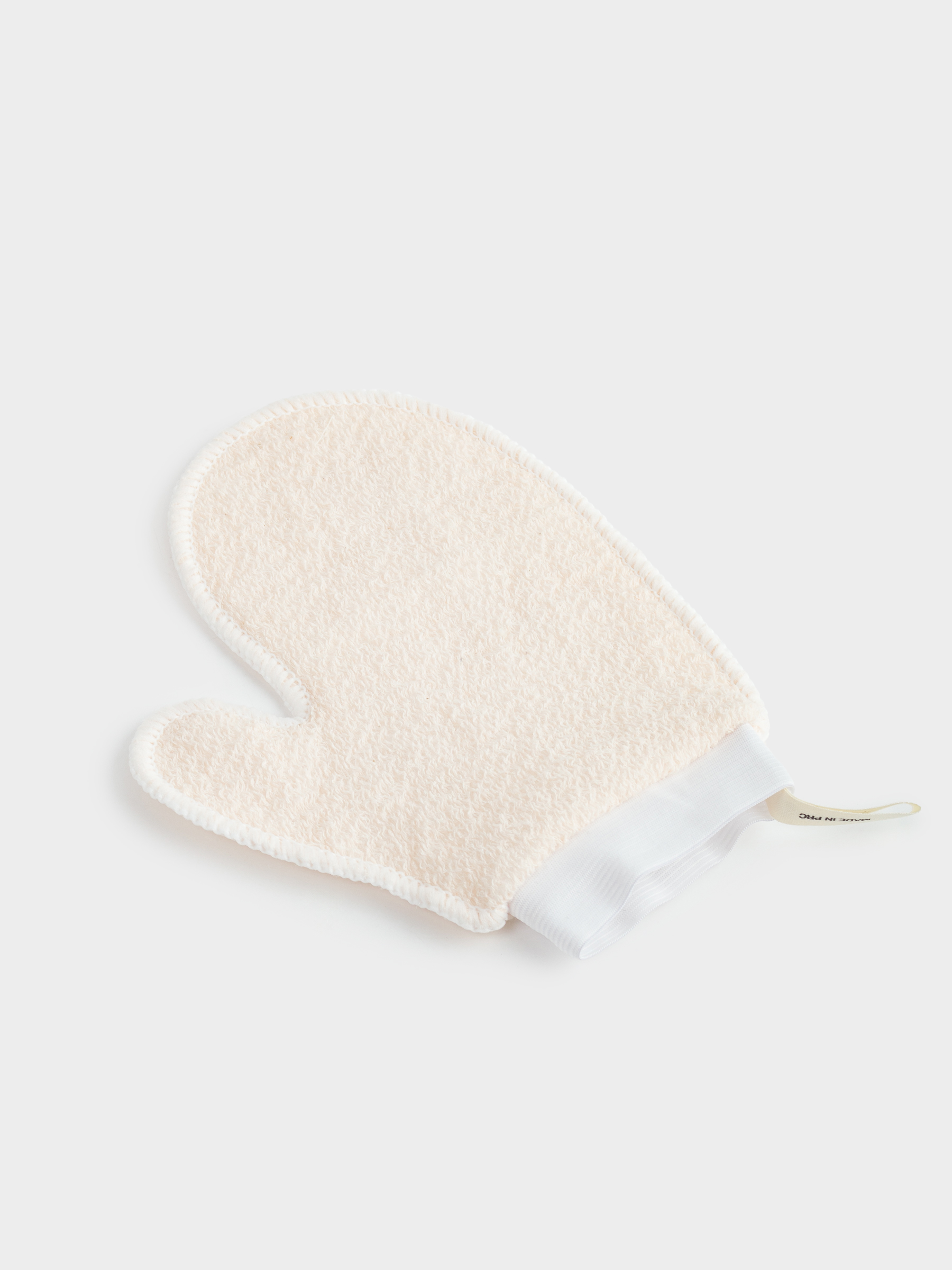 Body washcloth, 20x16 cm, nylon / cotton, beige, Unique spa, image-2