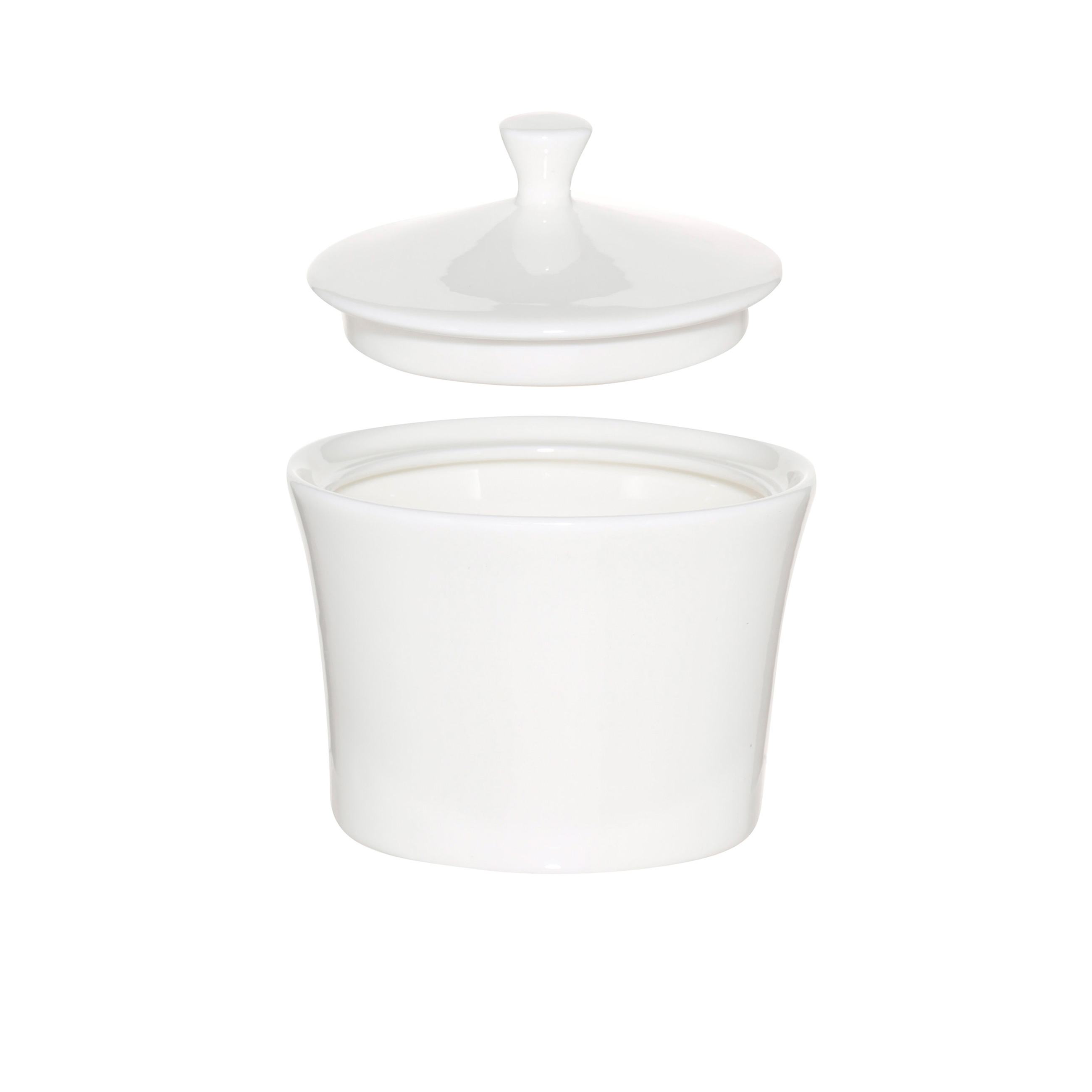 Sugar bowl, 10 cm, 230 ml, porcelain F, white, Ideal white