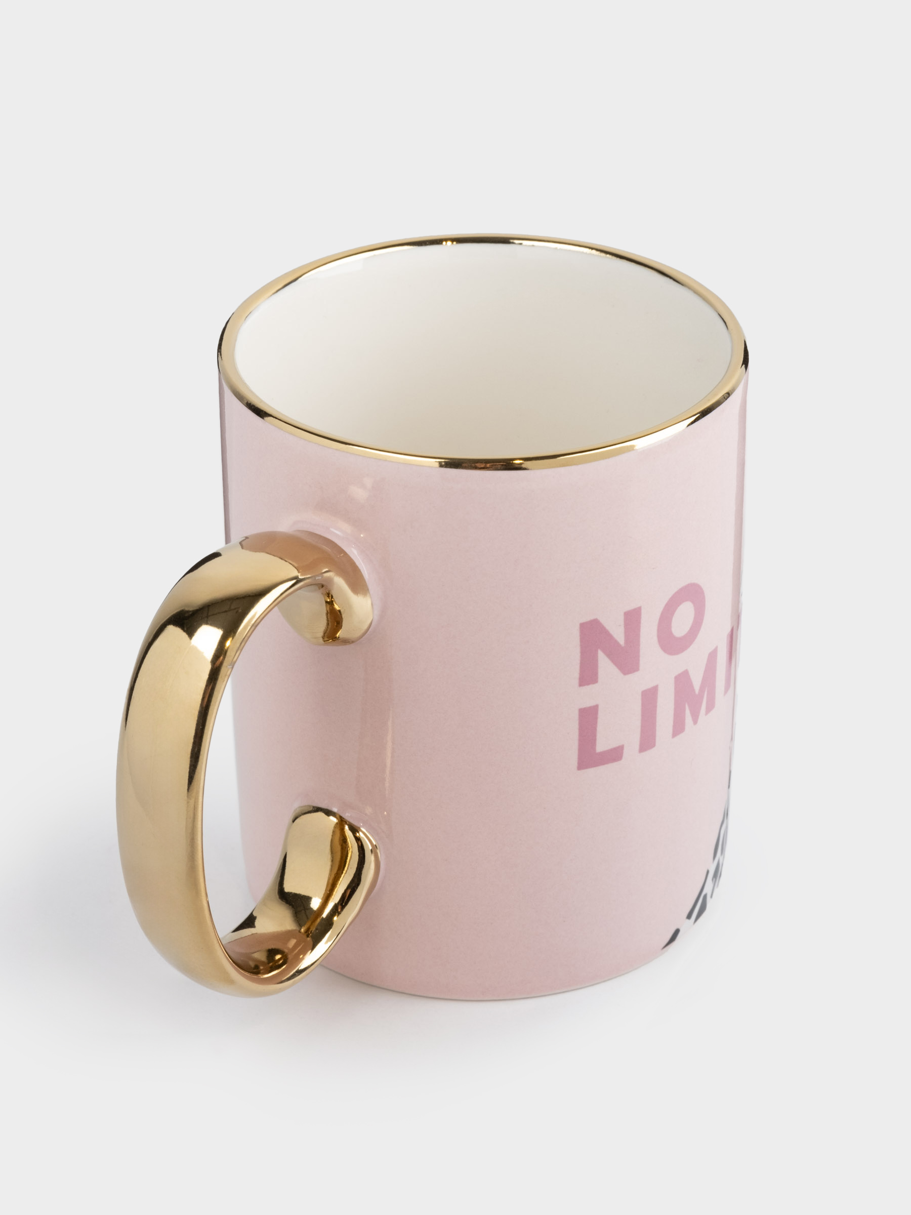Mug, 350 ml, porcelain N, rose gold, Giraffe, Giraffe, image-1