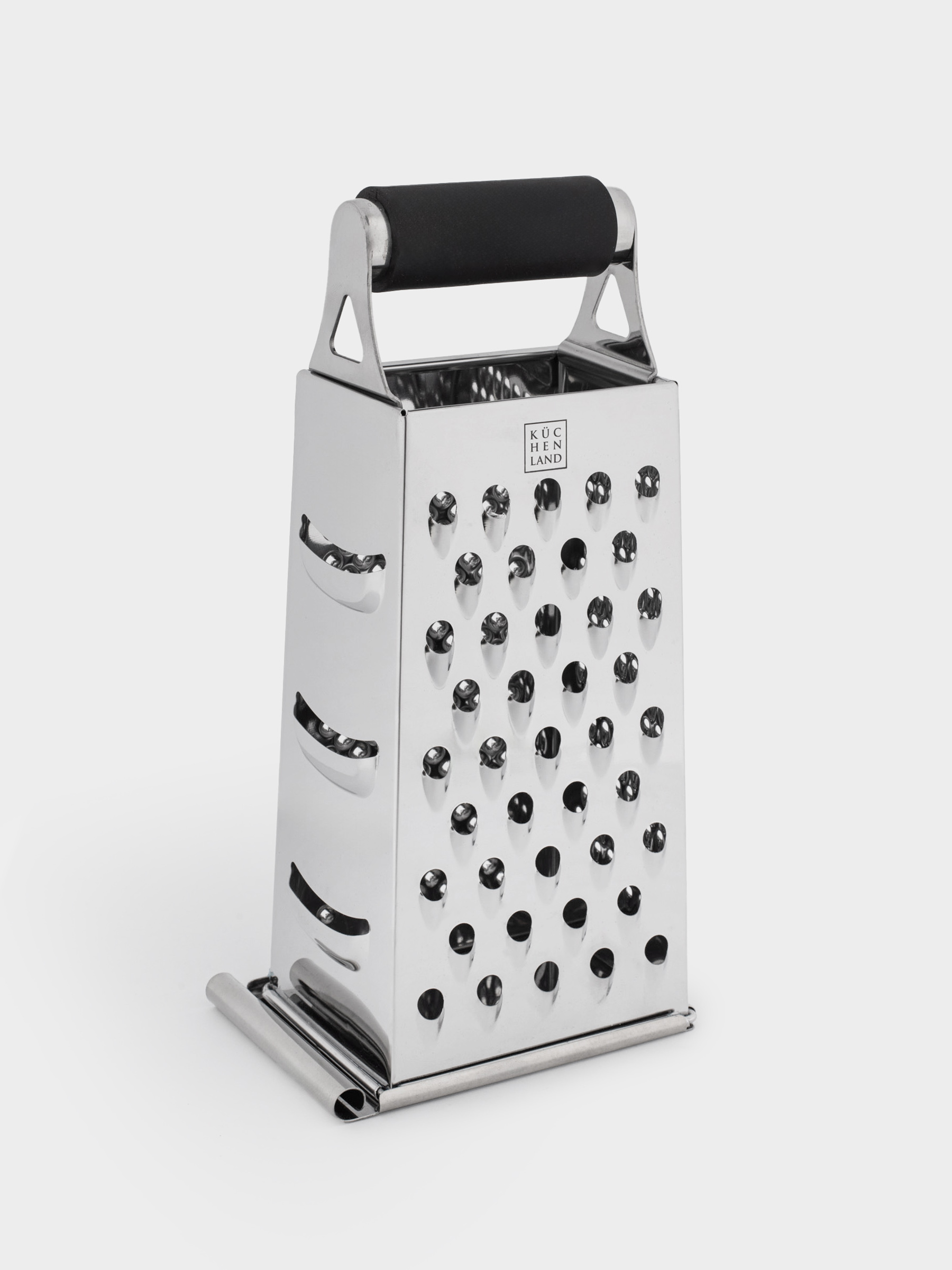 Grater, 24 cm, four-sided, black, Kitchen tools, image-3