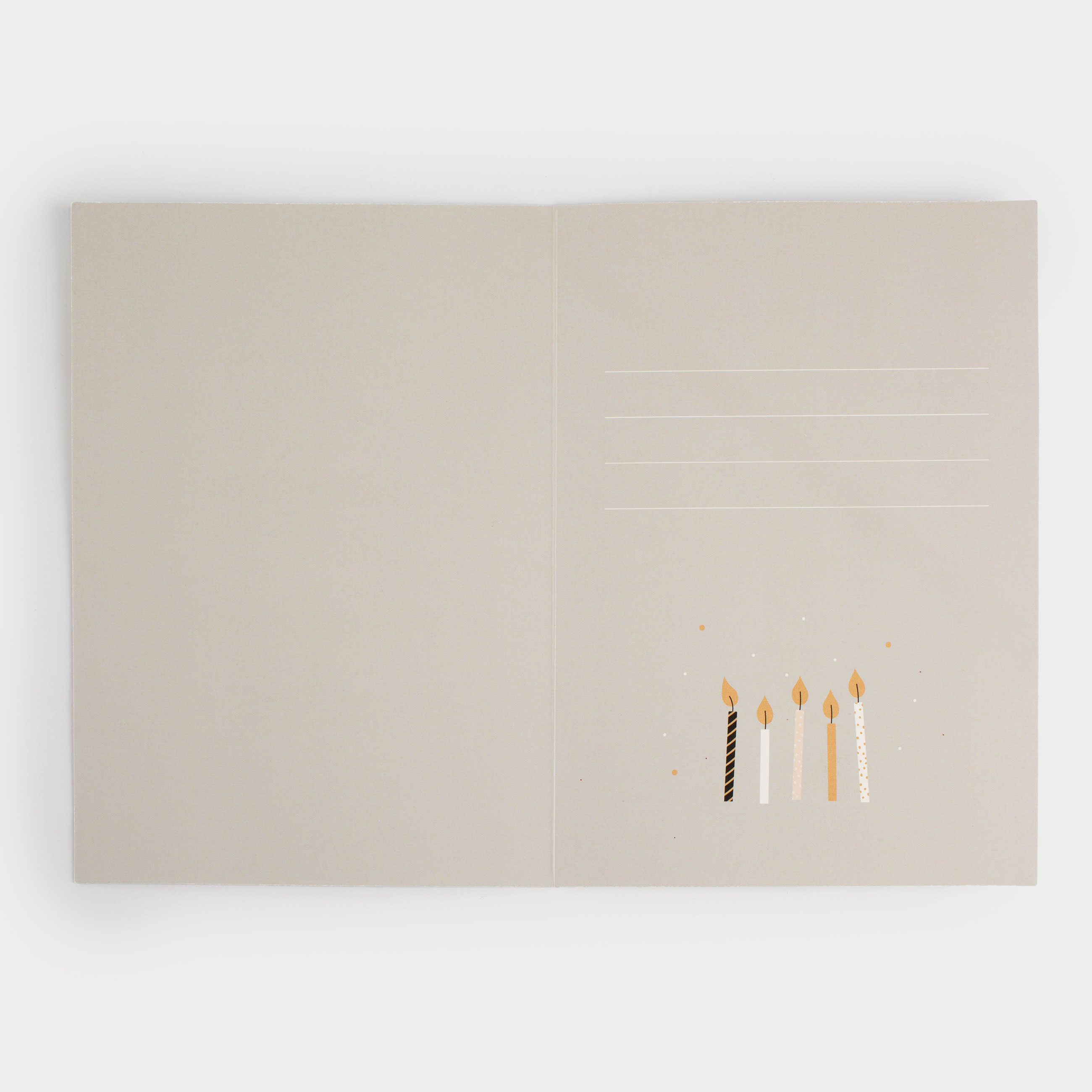 Gift envelope, 12x17 cm, paper, grey, Happy Birthday, Birthday, image-2