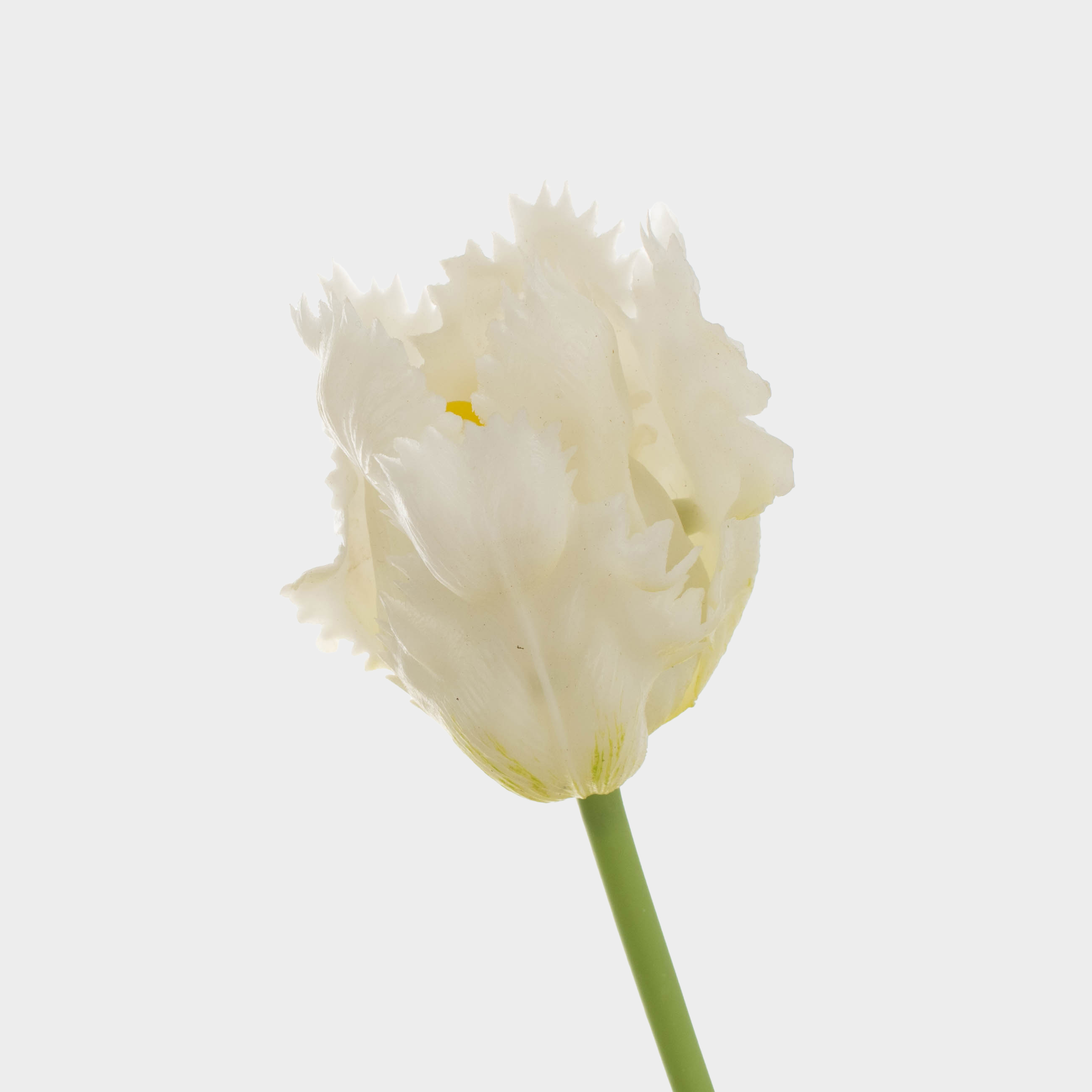 Artificial flower, 47 cm, TEP, White tulip, Tulip garden, image-1