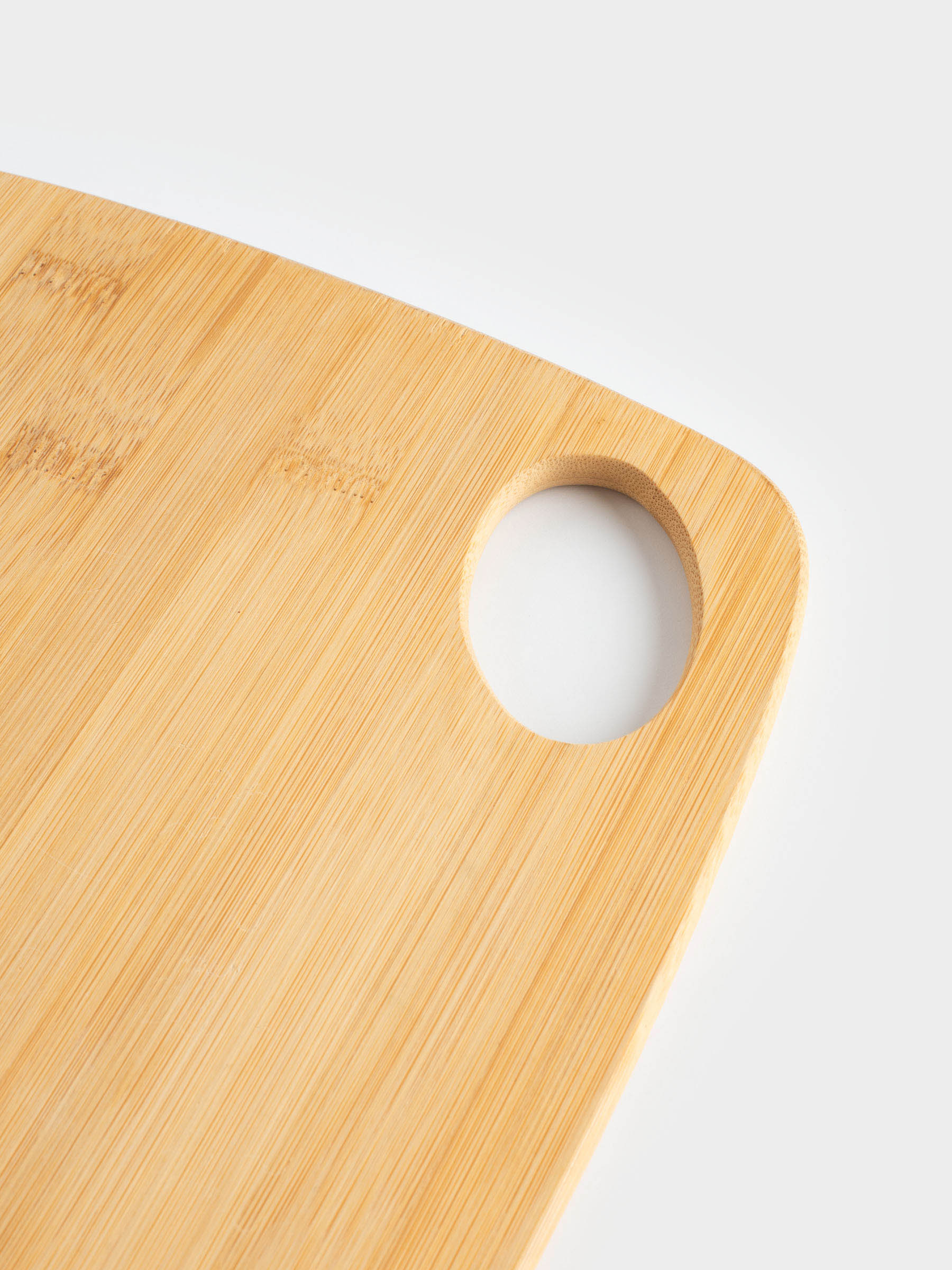 Cutting board, 35х25 cm, rectangular, rounded, bamboo, Bamboo, image-2