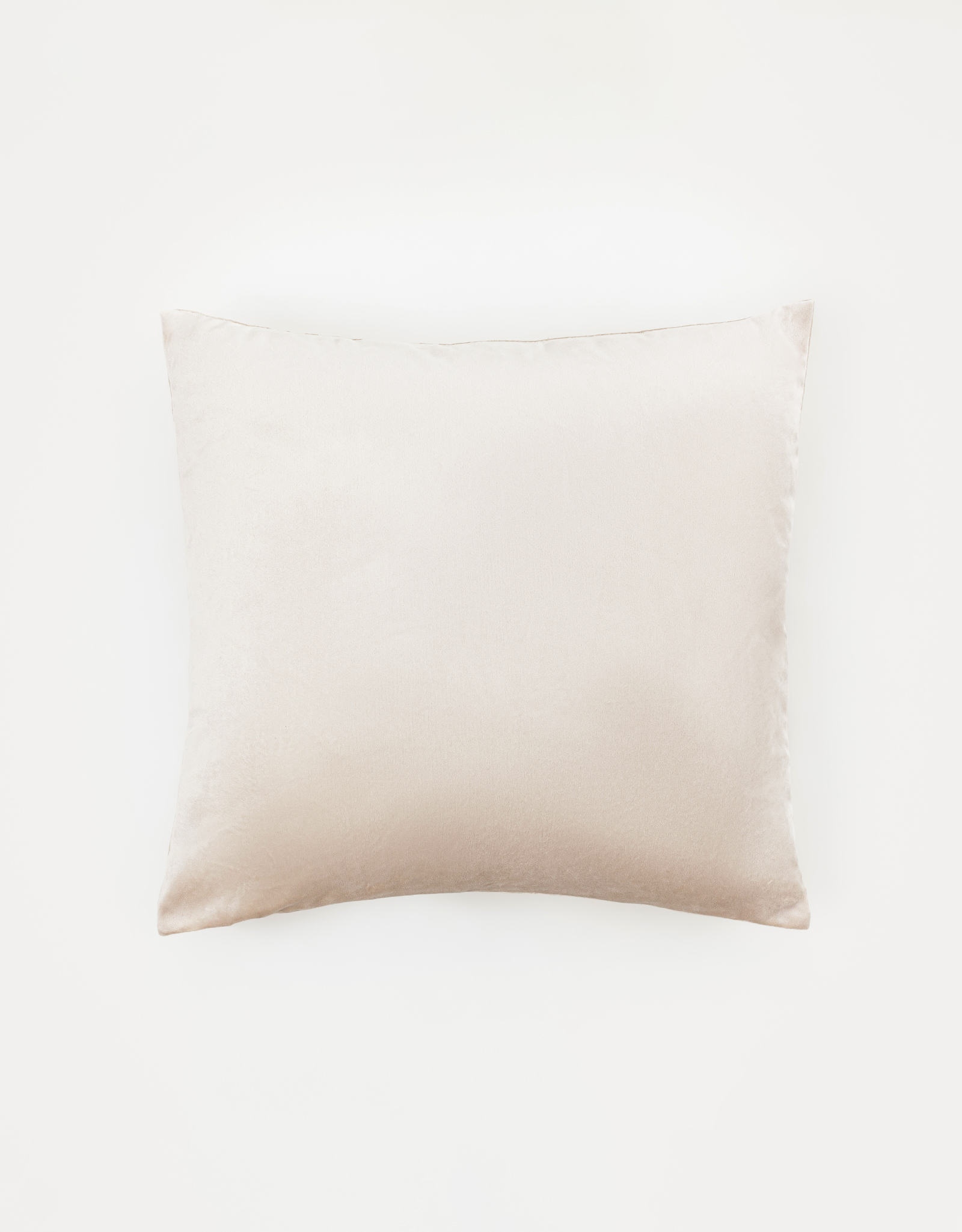 Decorative pillow, 45x45, corduroy, gray-brown, Sweet home, Scroll
