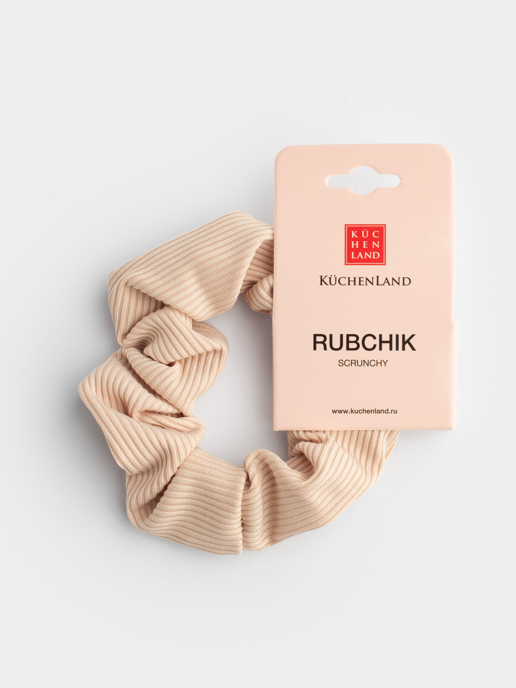 Hair bands, 9 cm, polyester, milky, Rubchik, image-2