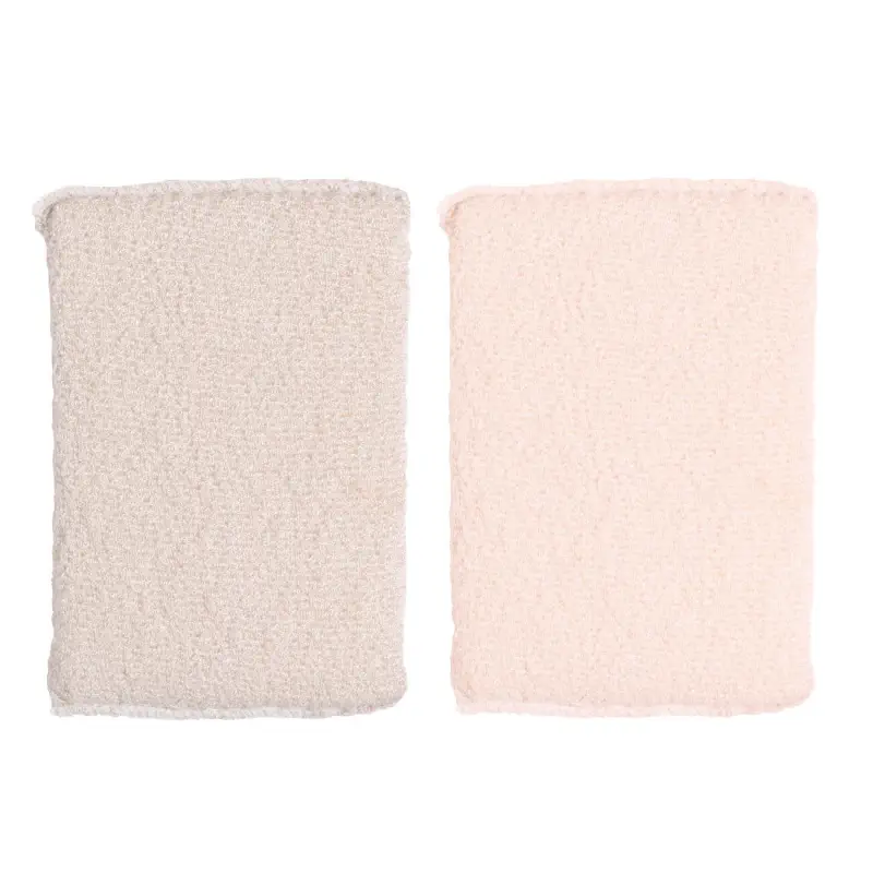 Sponge for washing dishes, 8x12 cm, 2 pcs, microfiber, beige, Clean ,image-0