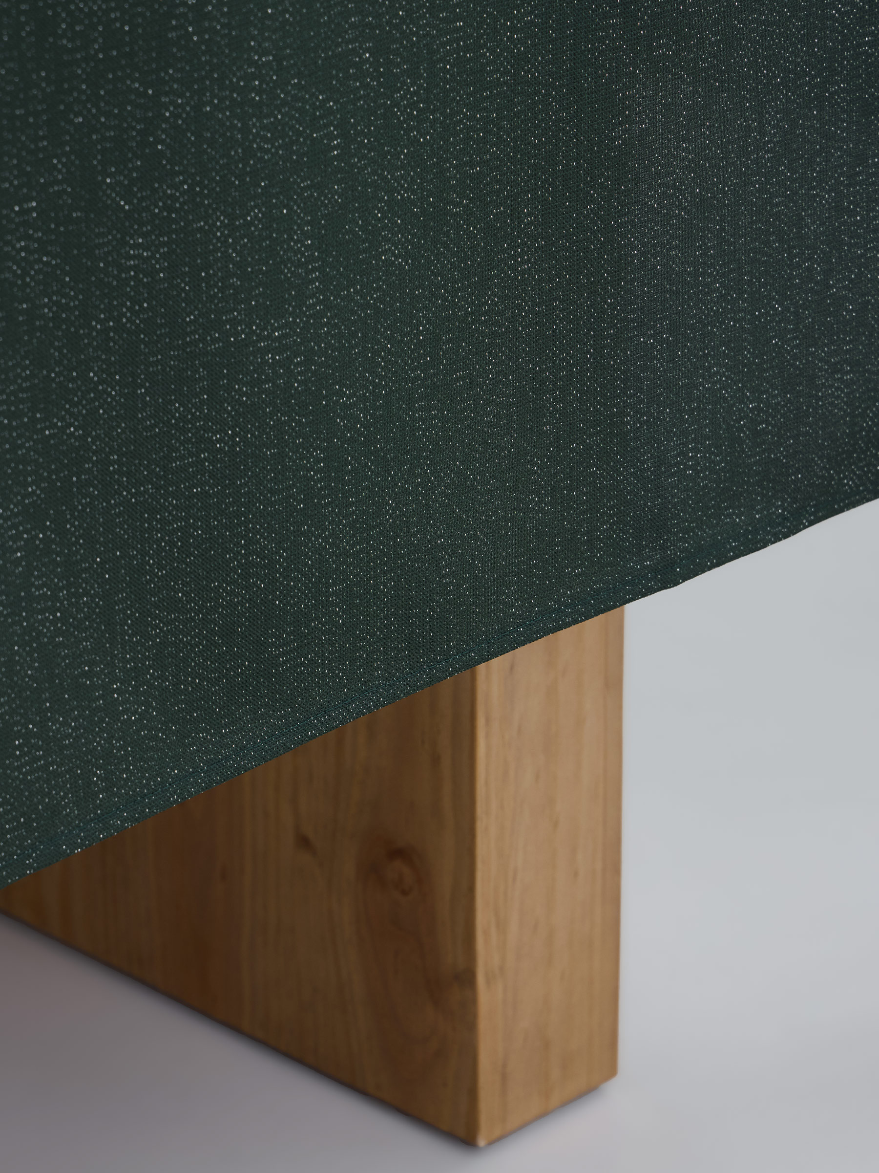 Tablecloth, 160x160 cm, polyester, dark green, Green speckled, image-4
