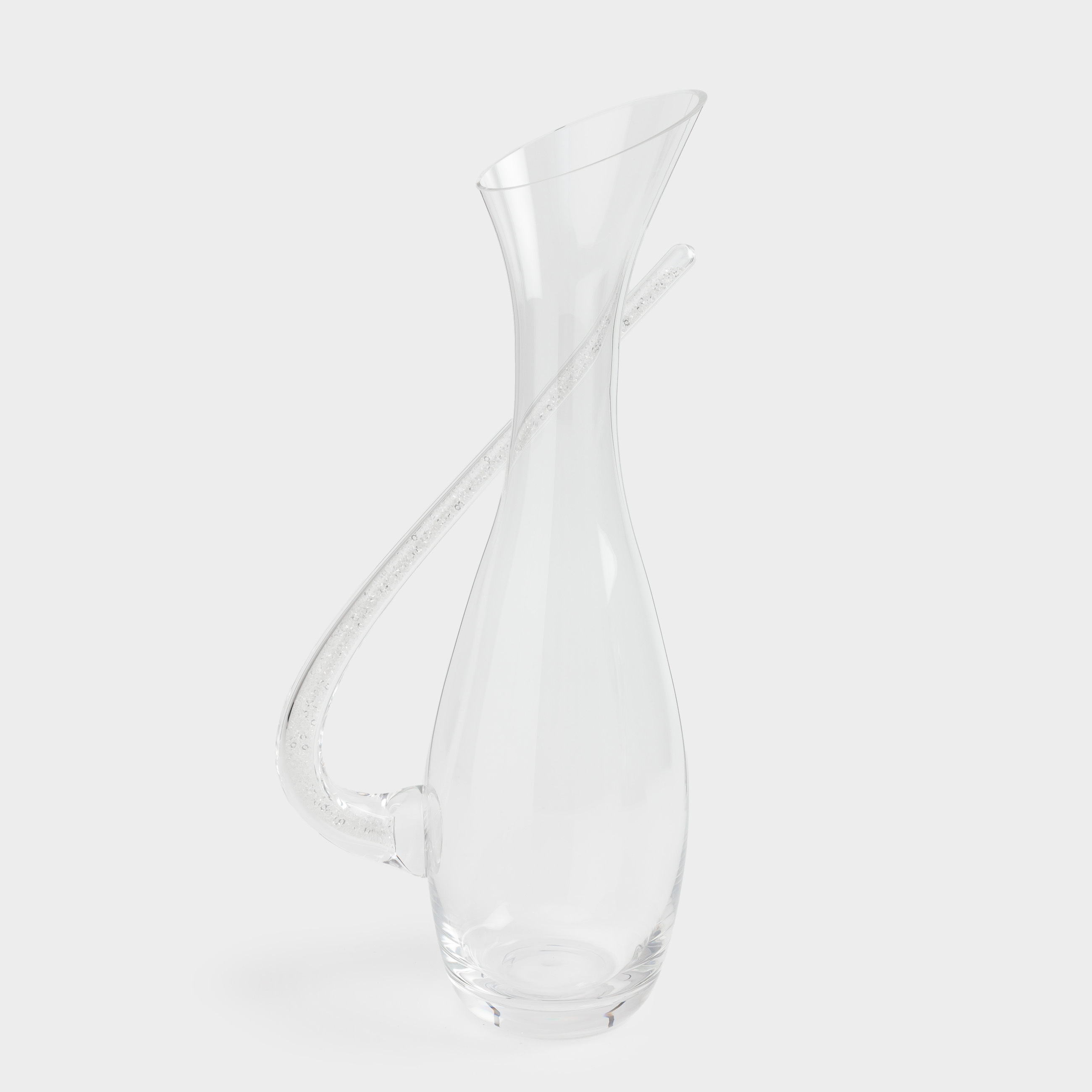 Decanter, 1 L, with handle, glass / rhinestones, Charm L, image-2