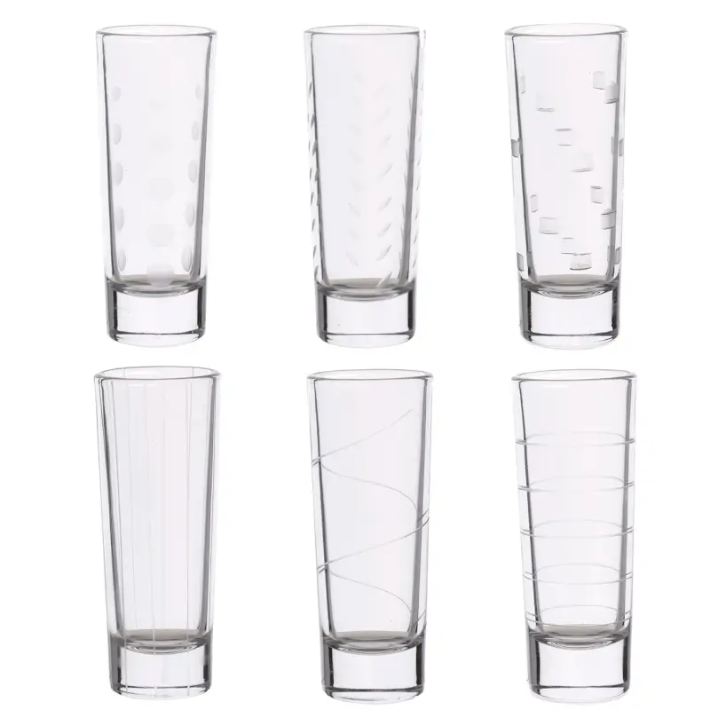 Drinking glass, 60 ml, 6 pcs, glass, Mixology ,image-0