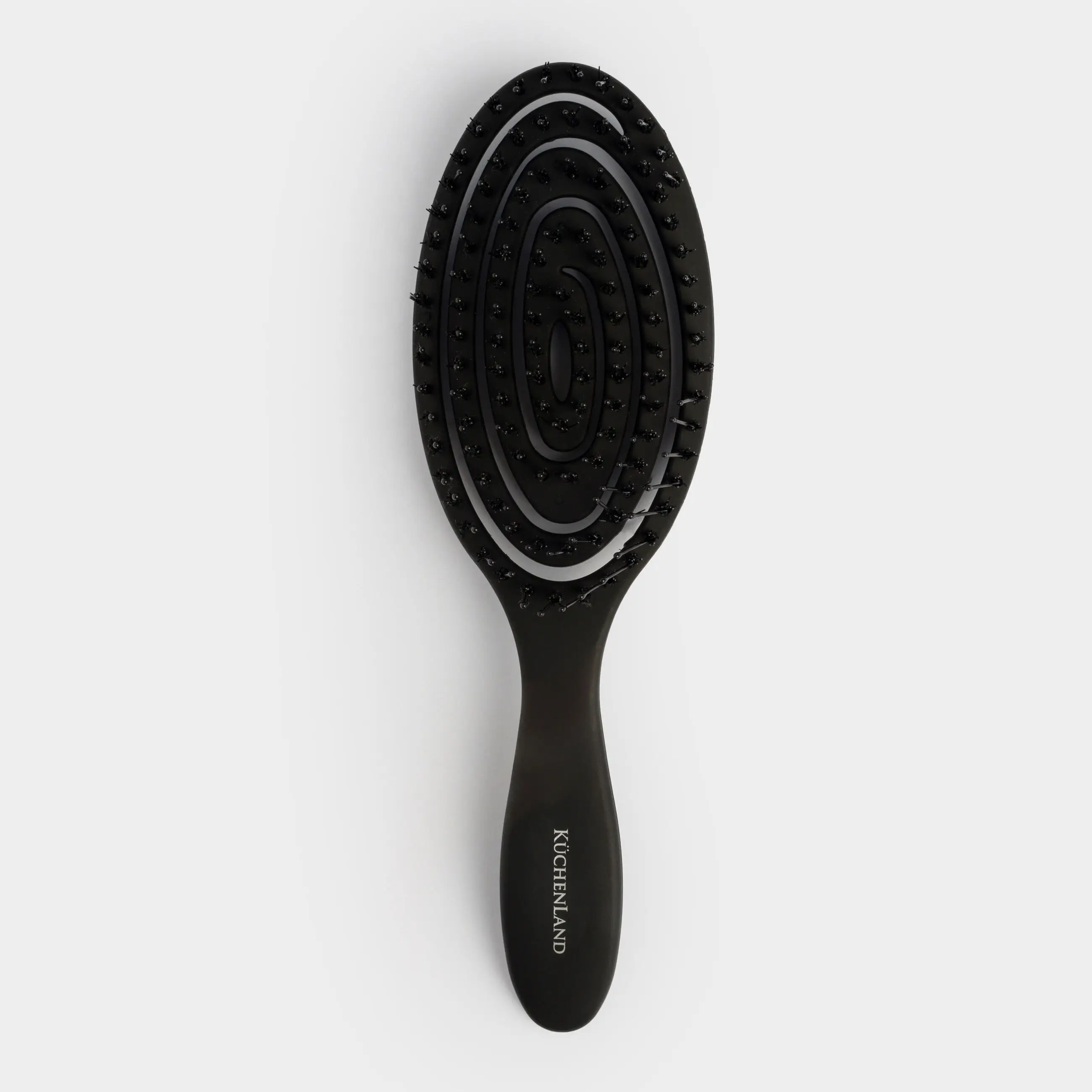 Hair massage comb, 22 cm, plastic, black, Zipo new